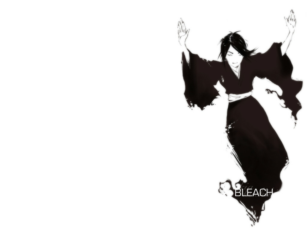 Handy-Wallpaper Bleach, Rukia Kuchiki, Animes kostenlos herunterladen.