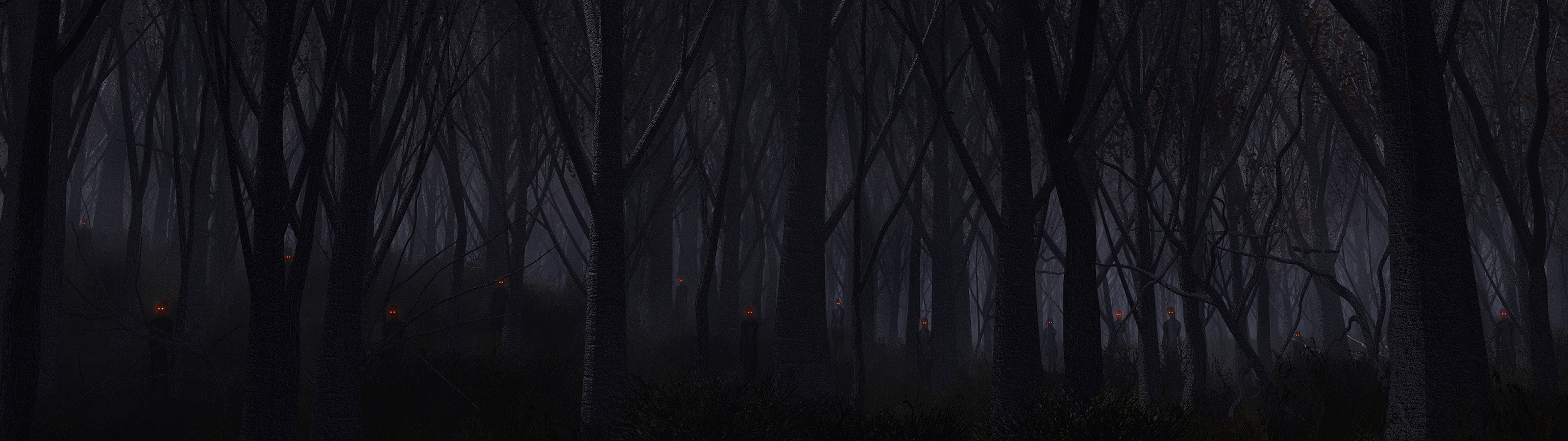 Download mobile wallpaper Forest, Dark for free.
