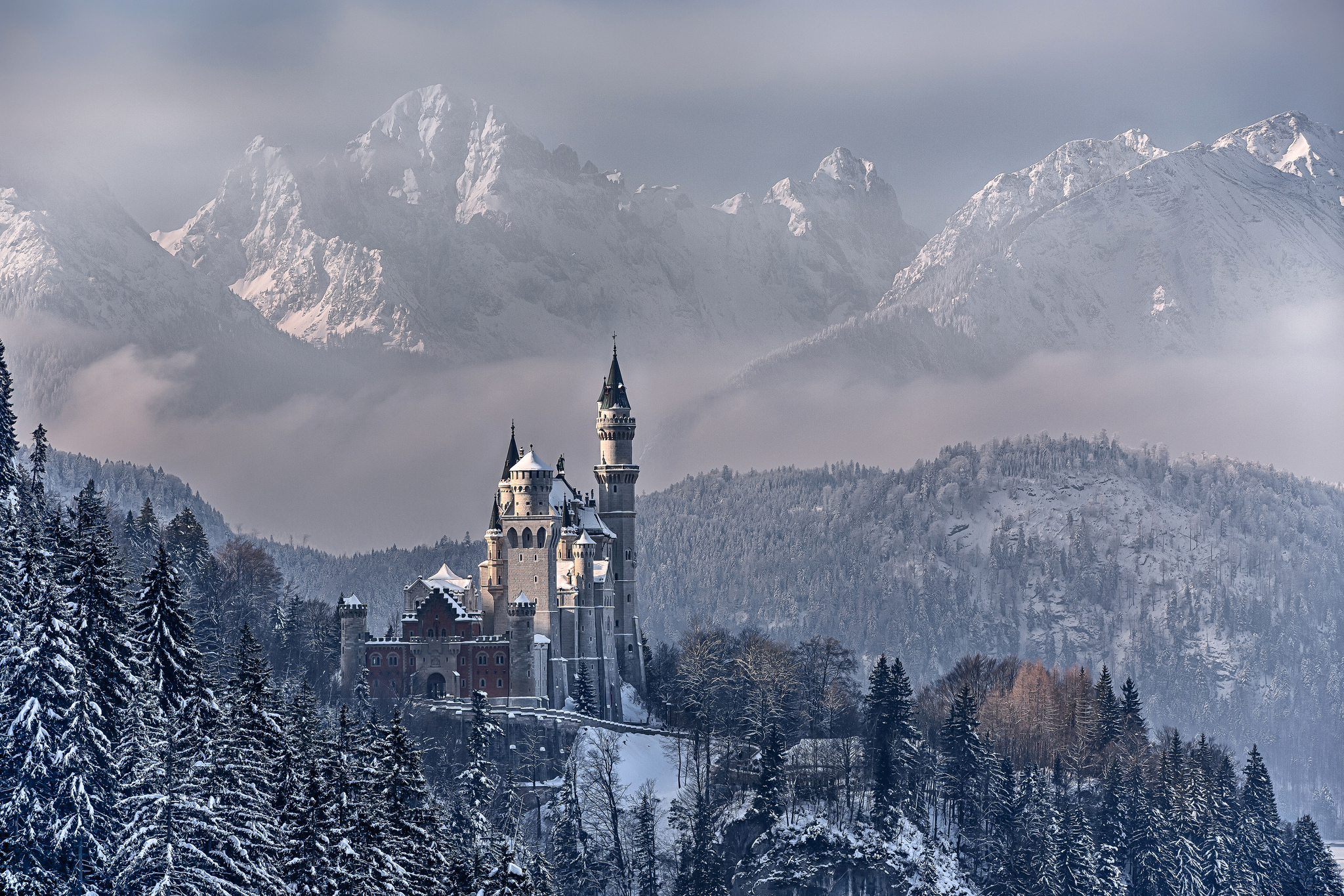 Baixe gratuitamente a imagem Castelo De Neuschwanstein, Feito Pelo Homem, Castelos na área de trabalho do seu PC