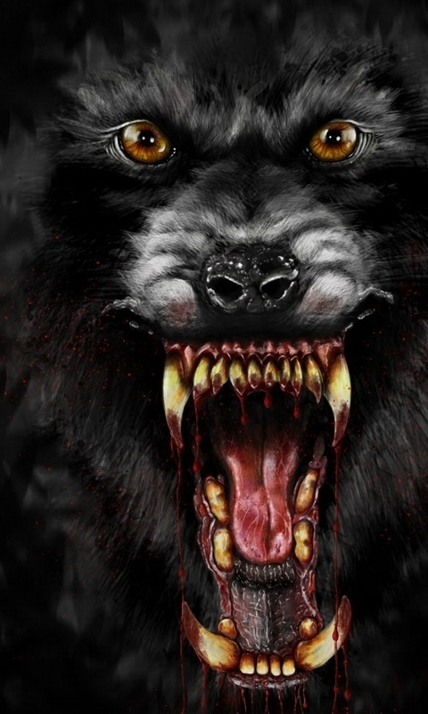 Descarga gratuita de fondo de pantalla para móvil de Oscuro, Hombre Lobo.