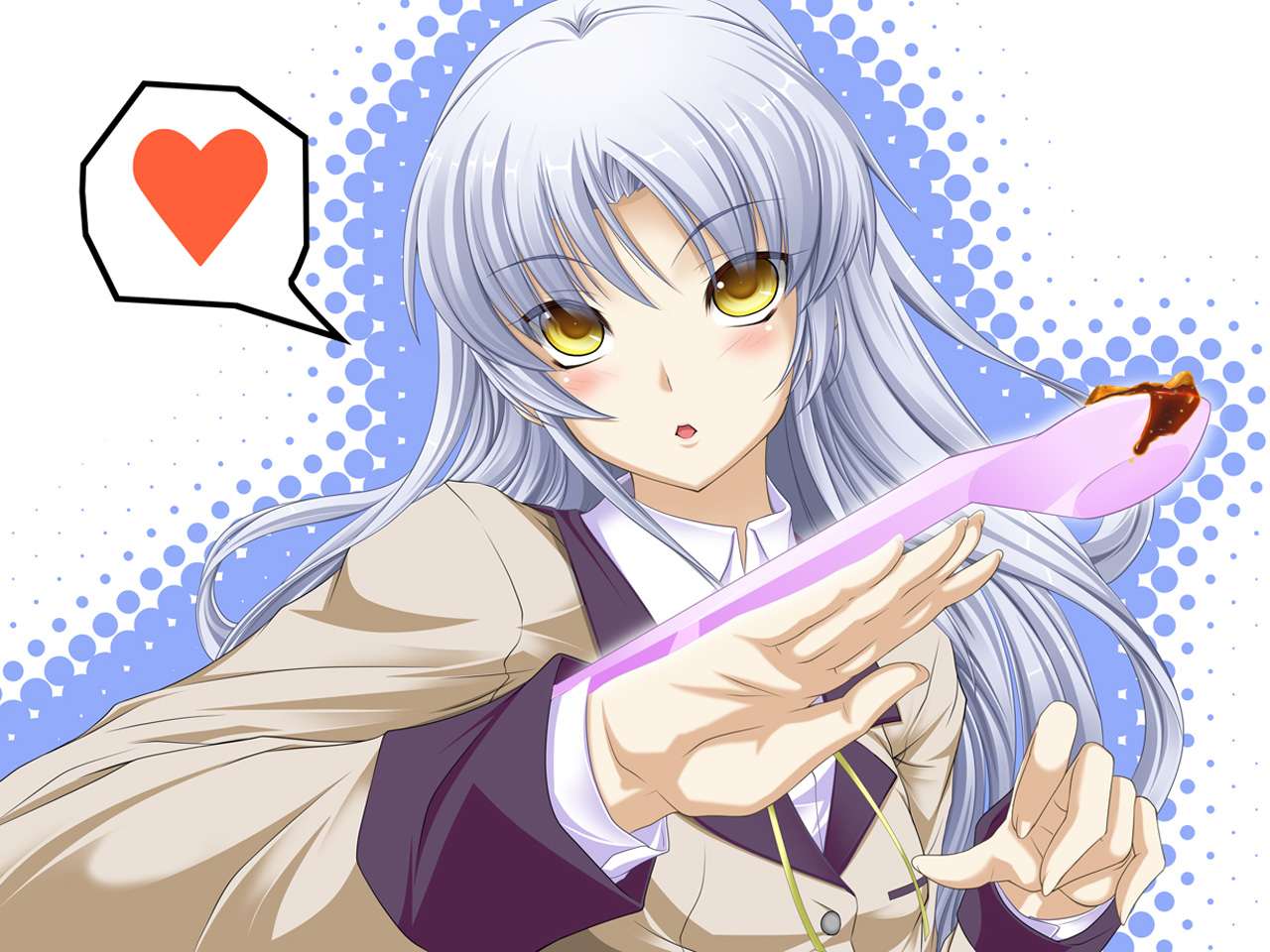 Descarga gratuita de fondo de pantalla para móvil de Angel Beats!, Kanade Tachibana, Animado.