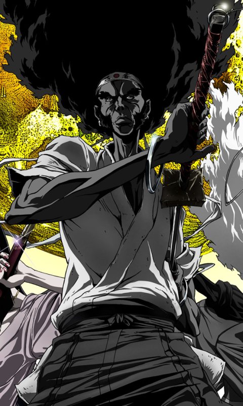 1275011 Hintergrundbild herunterladen animes, afro samurai: resurrection - Bildschirmschoner und Bilder kostenlos