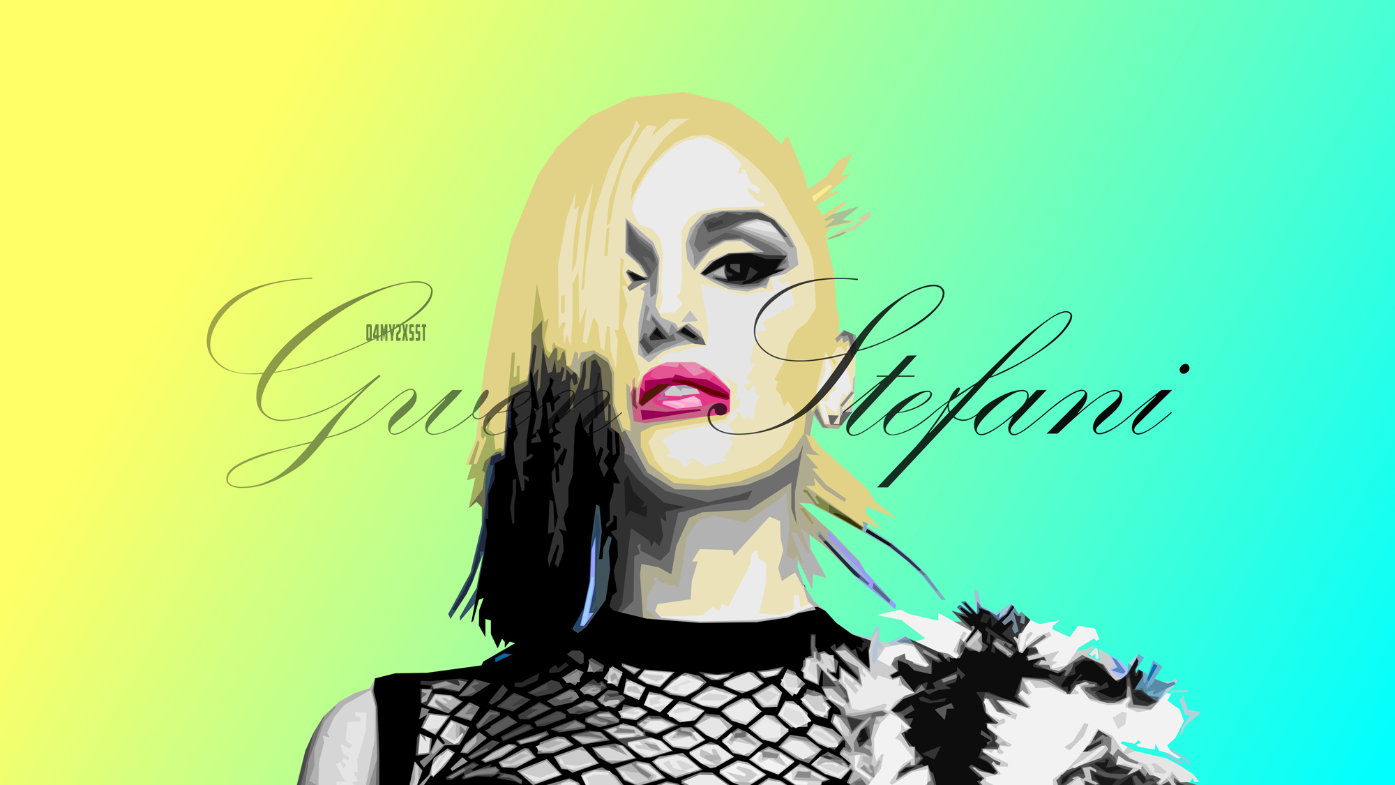 Download mobile wallpaper Music, Portrait, Singer, Actress, Gwen Stefani for free.