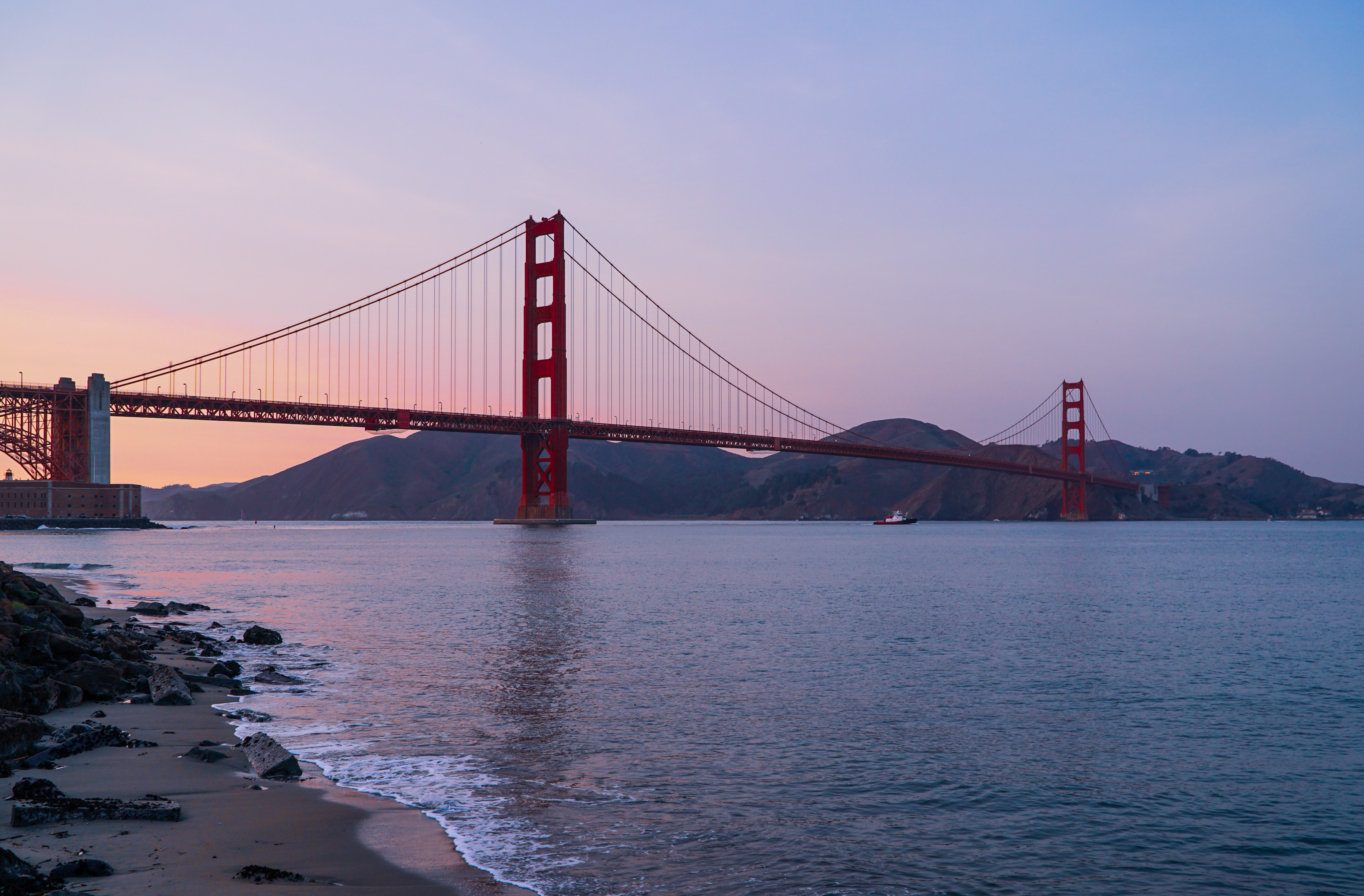 Download mobile wallpaper Bridges, Bridge, San Francisco, Golden Gate, Man Made for free.