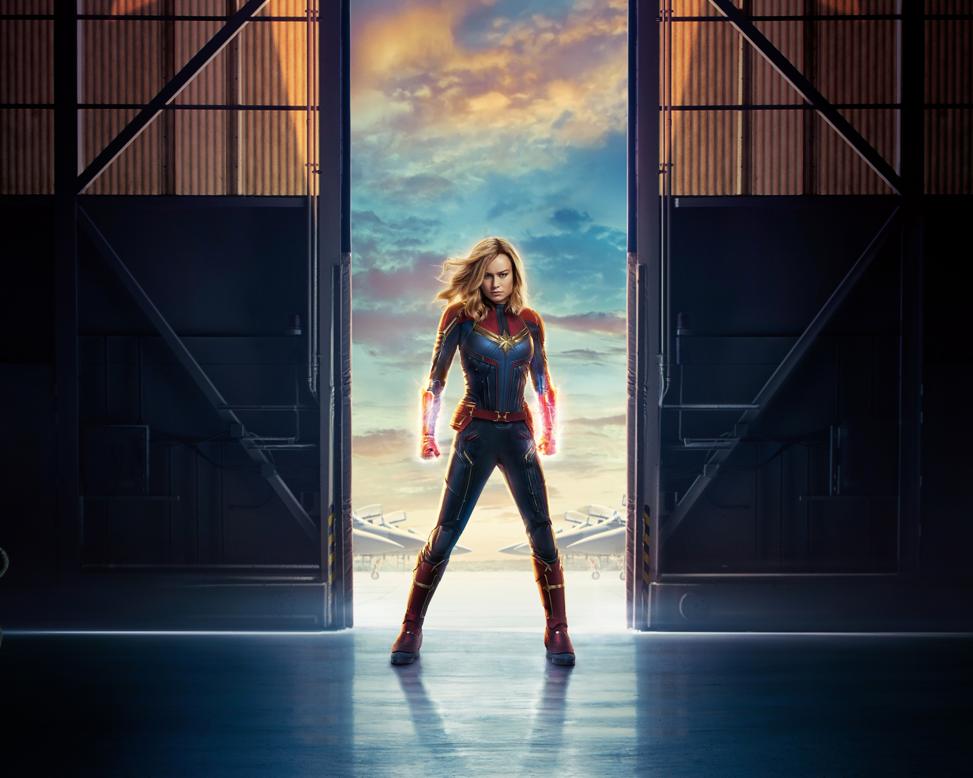 Laden Sie das Filme, Superheld, Carol Danvers, Captain Marvel, Brie Larson-Bild kostenlos auf Ihren PC-Desktop herunter