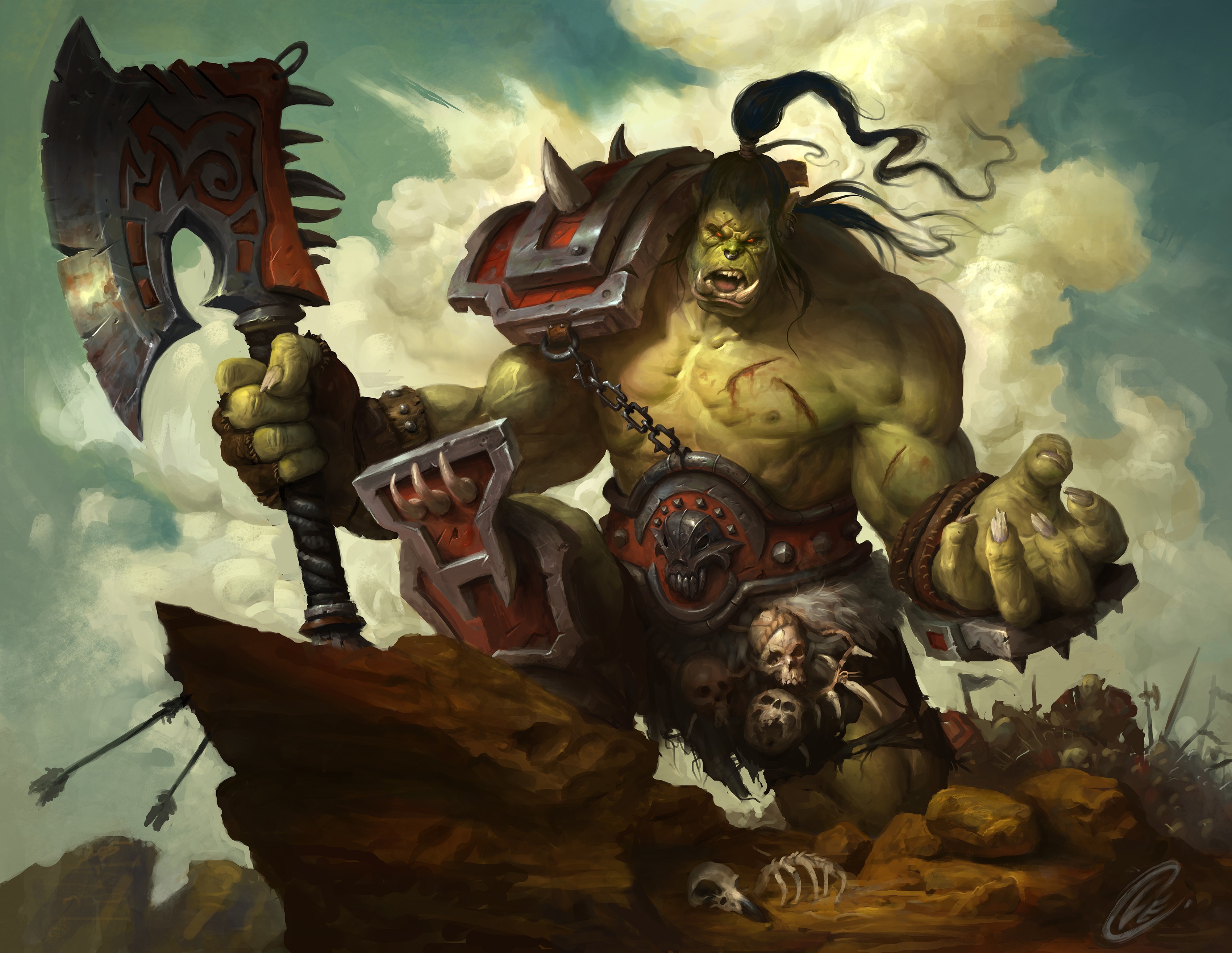Téléchargez des papiers peints mobile Warcraft, Orque, Jeux Vidéo gratuitement.