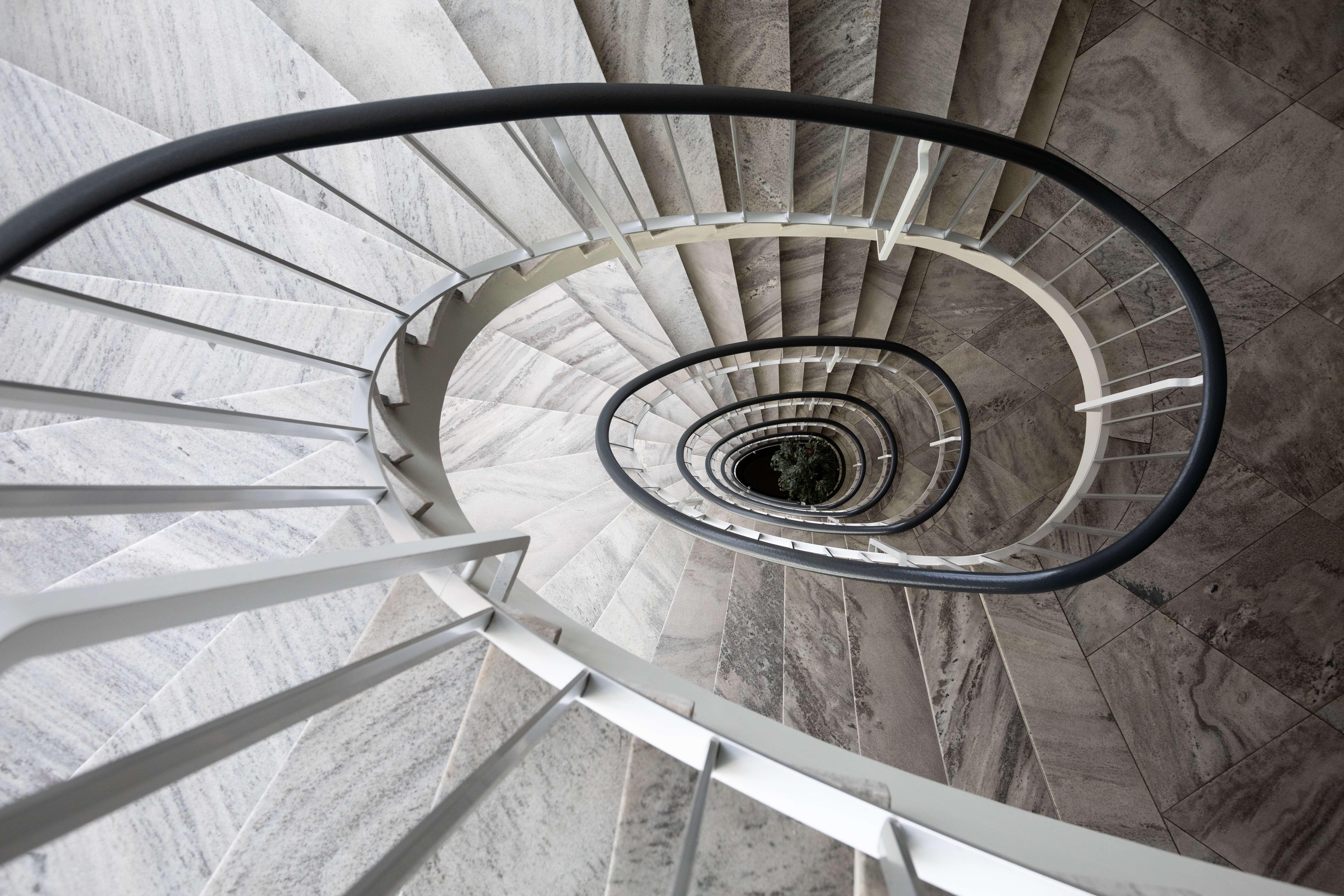miscellanea, miscellaneous, stairs, ladder, spiral, twisting, torsion, marble