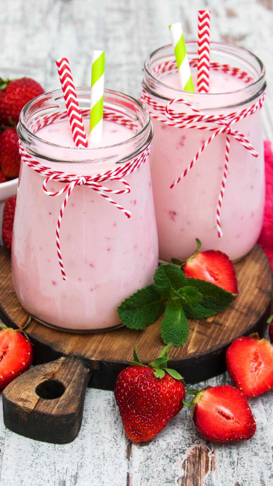 Download mobile wallpaper Food, Strawberry, Still Life, Berry, Fruit, Drink, Smoothie for free.