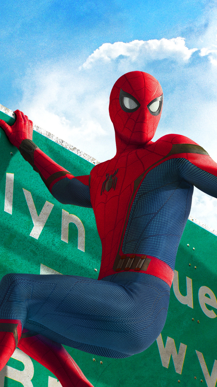 Download mobile wallpaper Spider Man, Movie, Tom Holland, Spider Man: Homecoming for free.