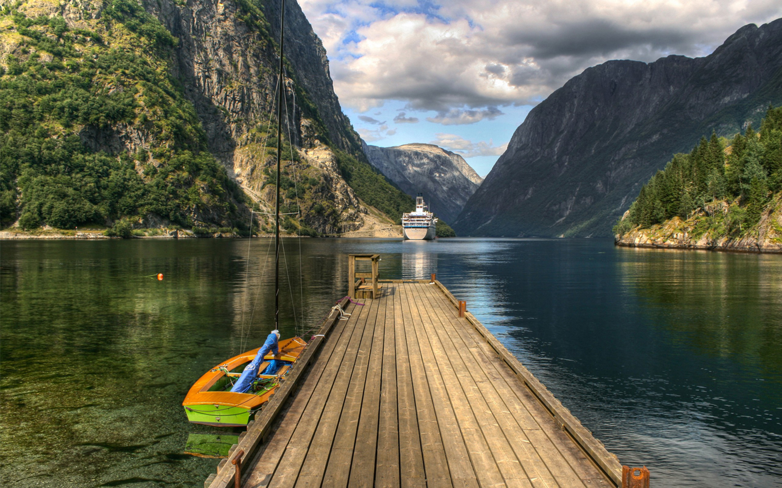 Laden Sie das See, Seebrücke, Menschengemacht-Bild kostenlos auf Ihren PC-Desktop herunter