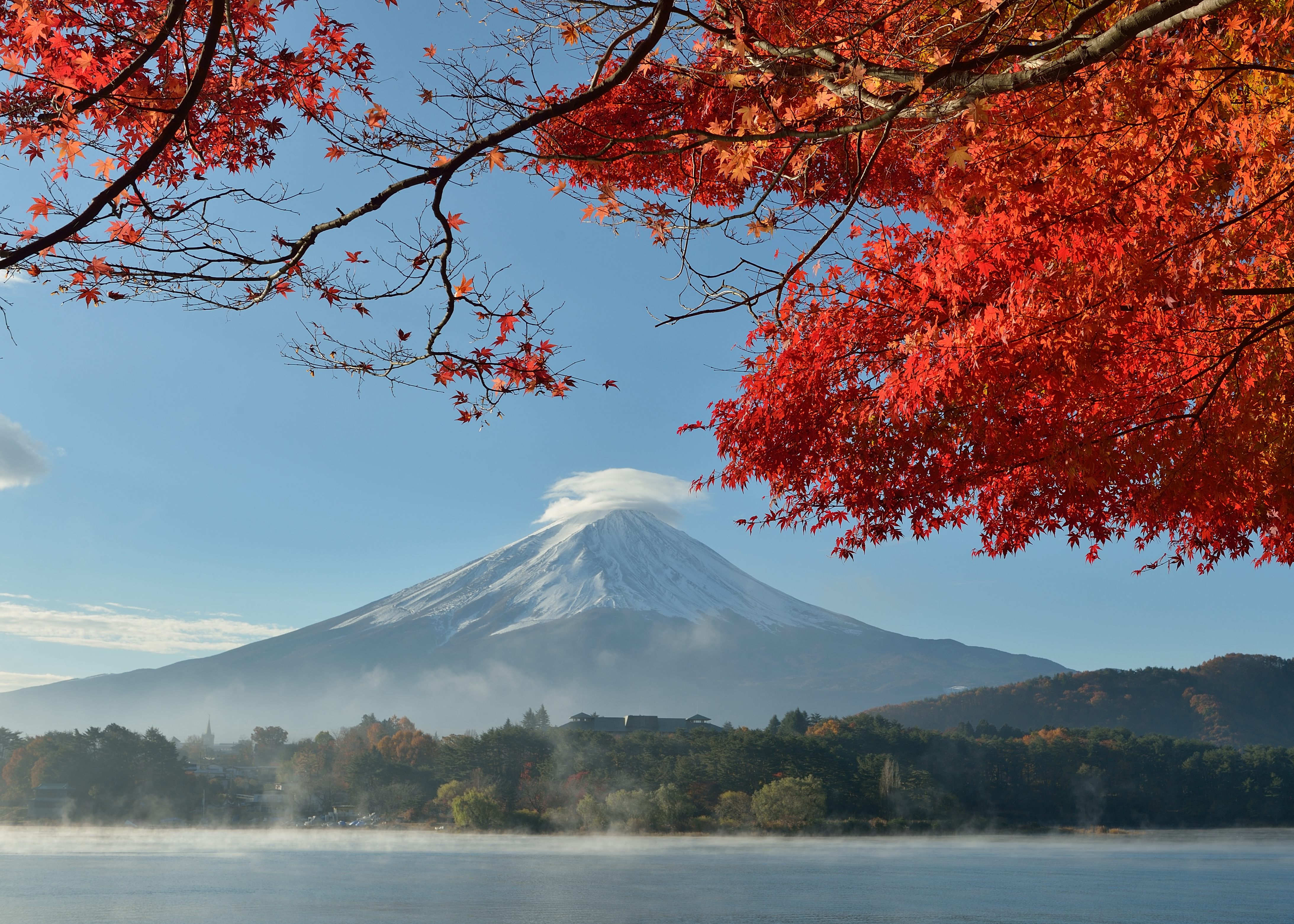 354066 Hintergrundbild herunterladen vulkane, erde/natur, fujisan, herbst, japan, natur, vulkan - Bildschirmschoner und Bilder kostenlos