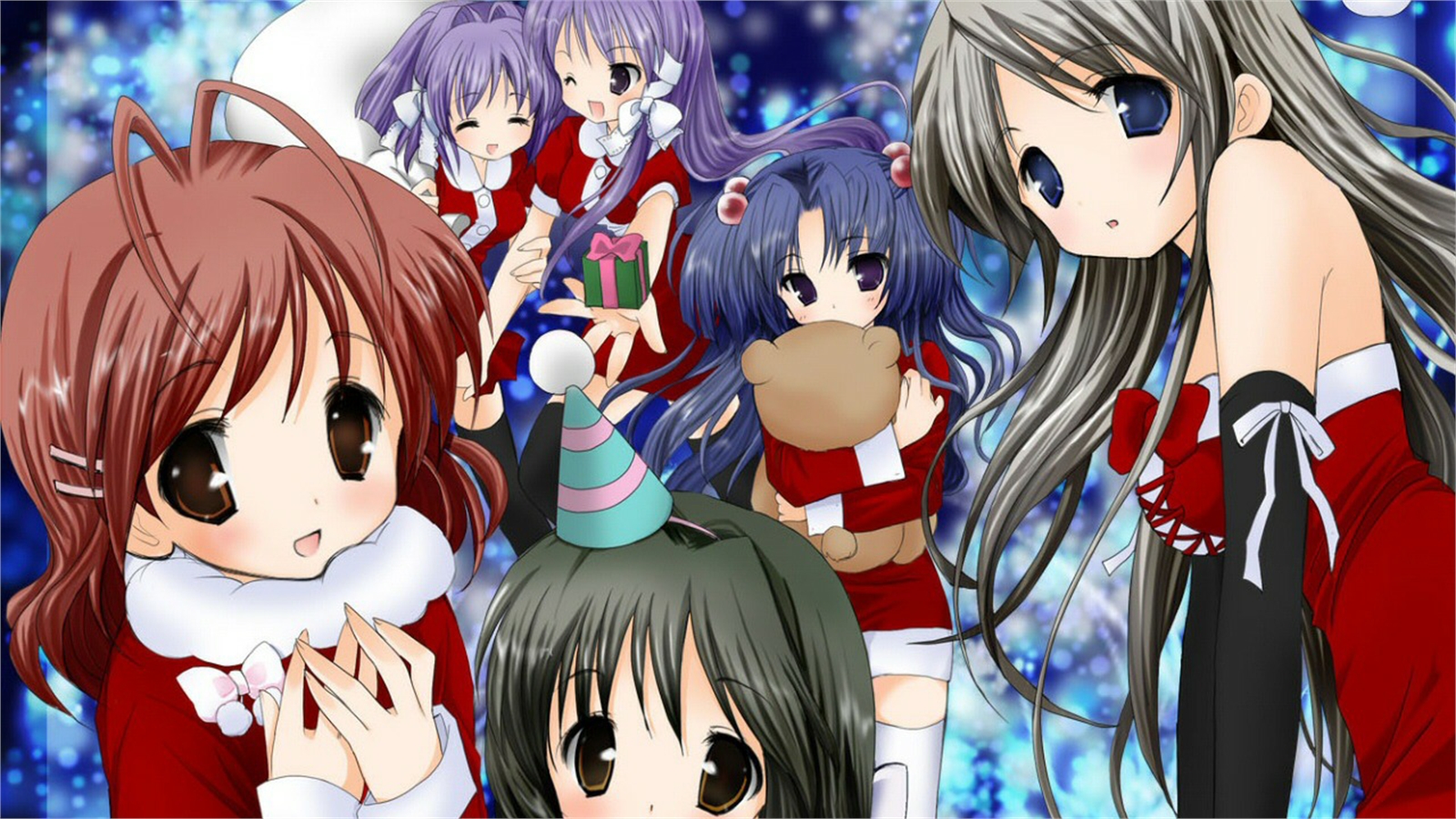 Laden Sie das Animes, Kyou Fujibayashi, Clannad, Tomoyo Sakagami, Nagisa Furukawa, Kotomi Ichinose, Ryou Fujibayashi, Fuuko Ibuki-Bild kostenlos auf Ihren PC-Desktop herunter