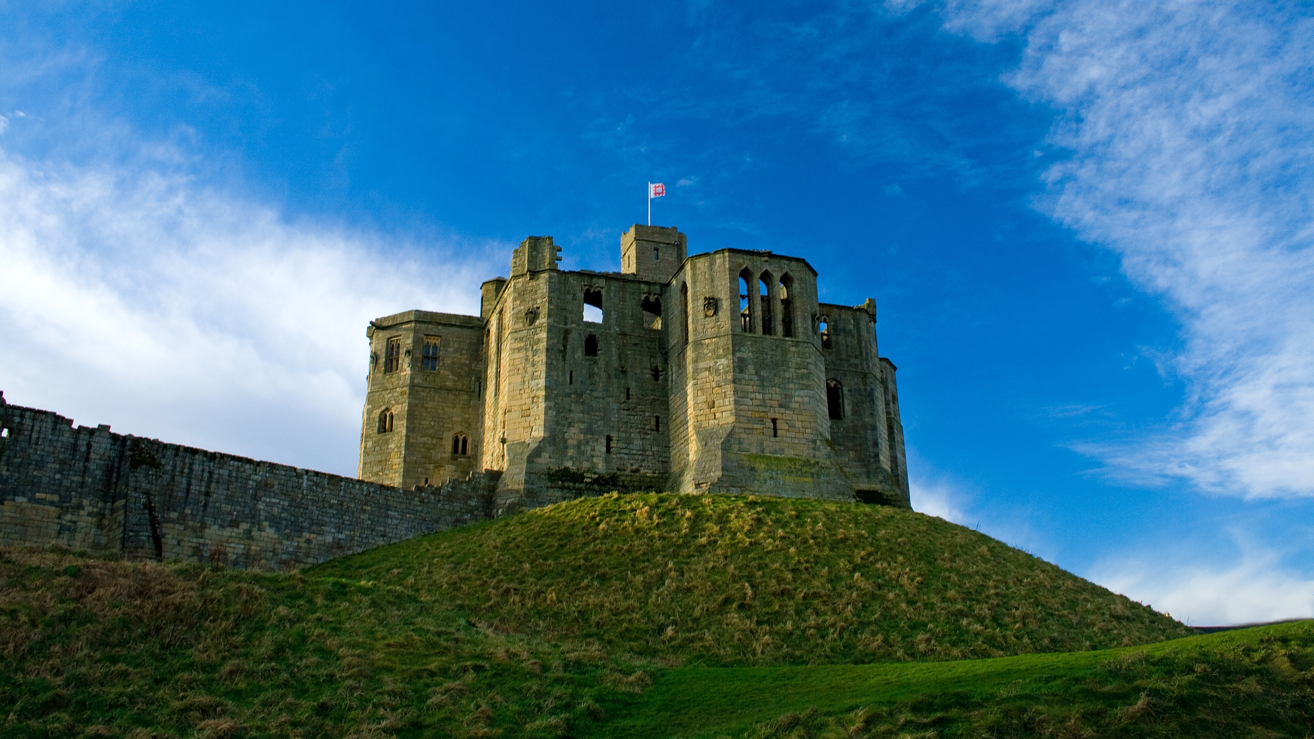 346016 descargar imagen hecho por el hombre, castillo warkworth, castillos: fondos de pantalla y protectores de pantalla gratis
