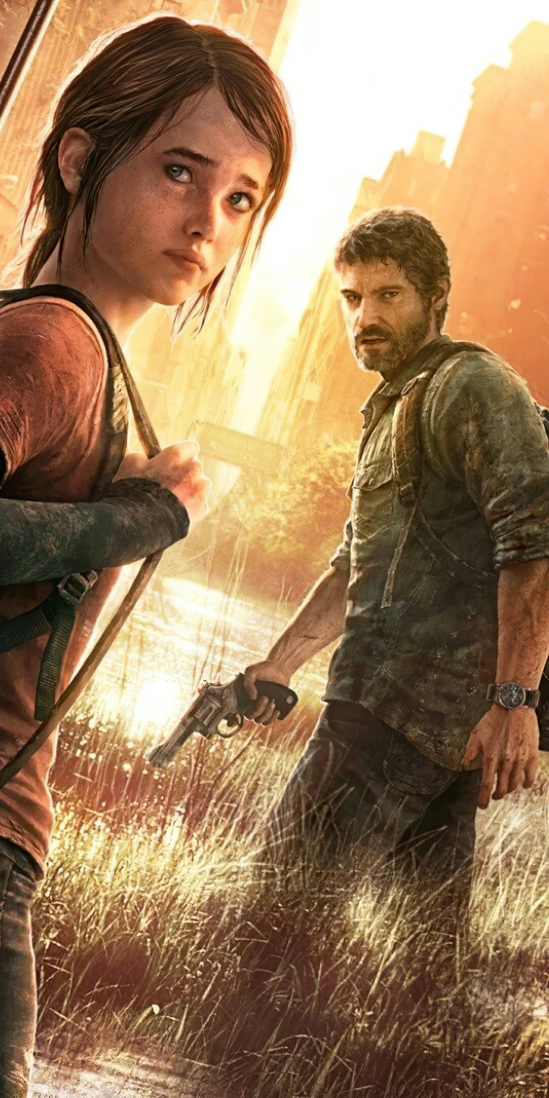Download mobile wallpaper Video Game, The Last Of Us, Ellie (The Last Of Us), Joel (The Last Of Us) for free.