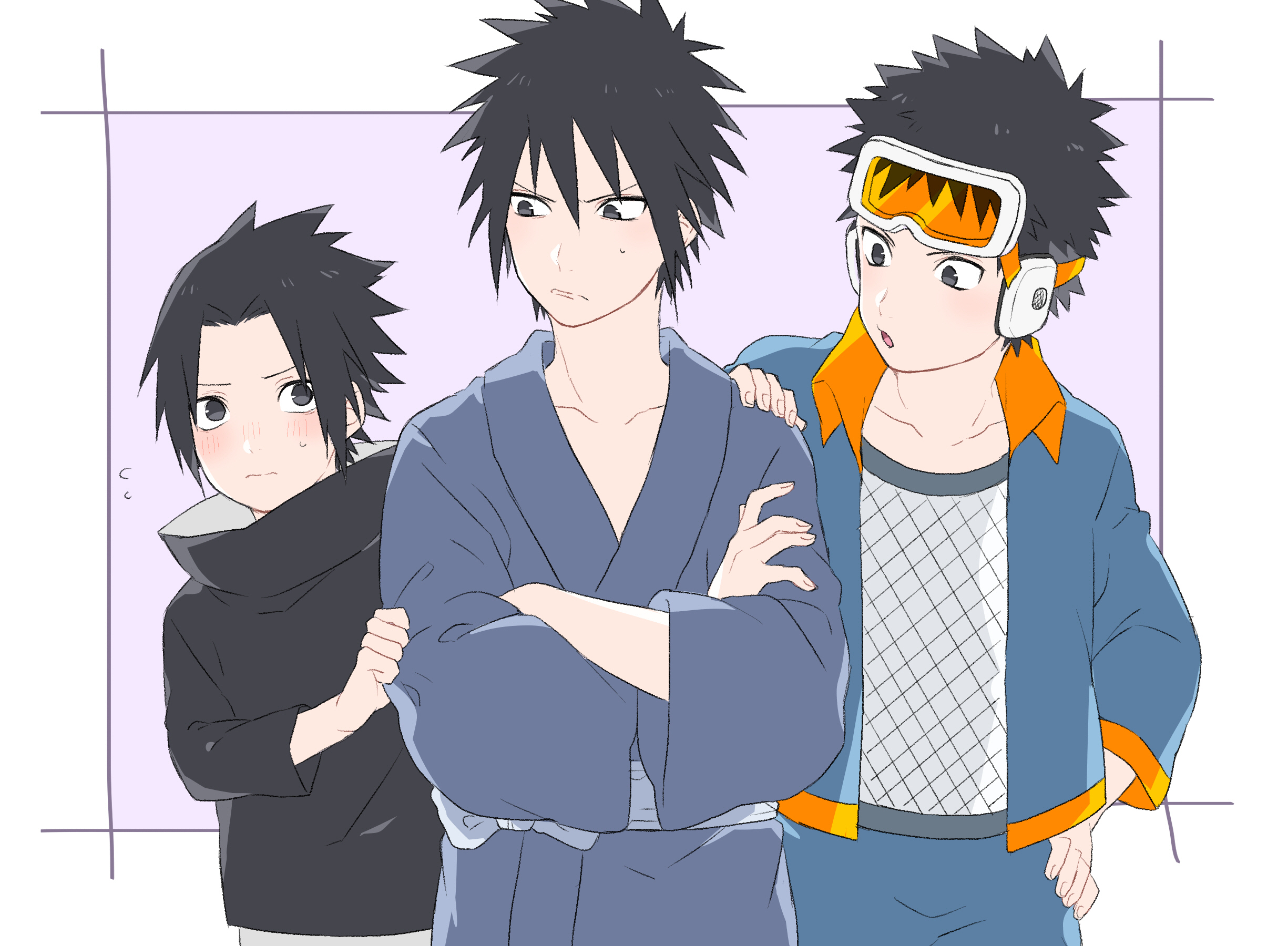 Handy-Wallpaper Naruto, Animes, Sasuke Uchiha, Madara Uchiha, Obito Uchiha kostenlos herunterladen.