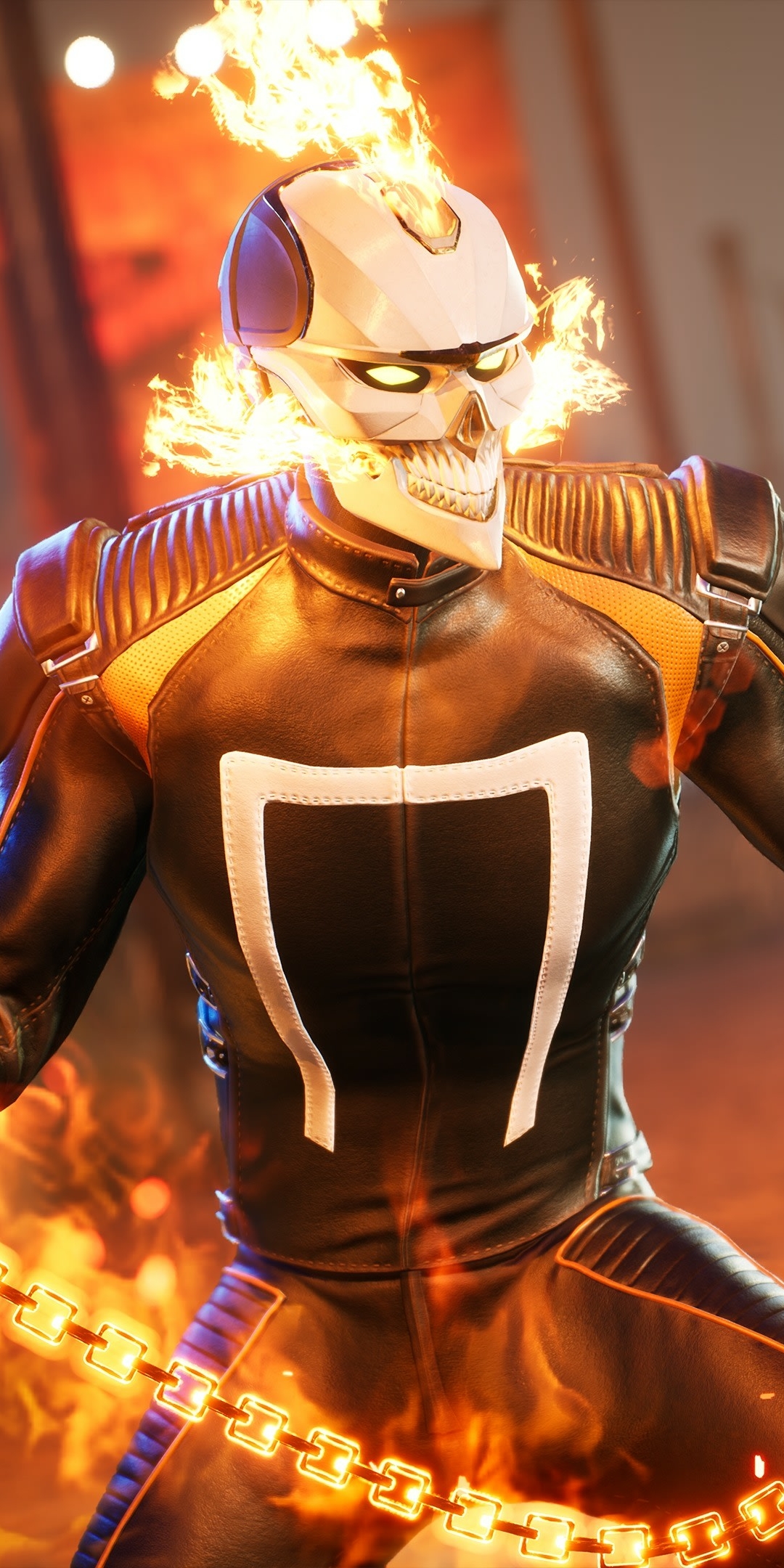 Download mobile wallpaper Ghost Rider, Video Game, Marvel's Midnight Suns for free.