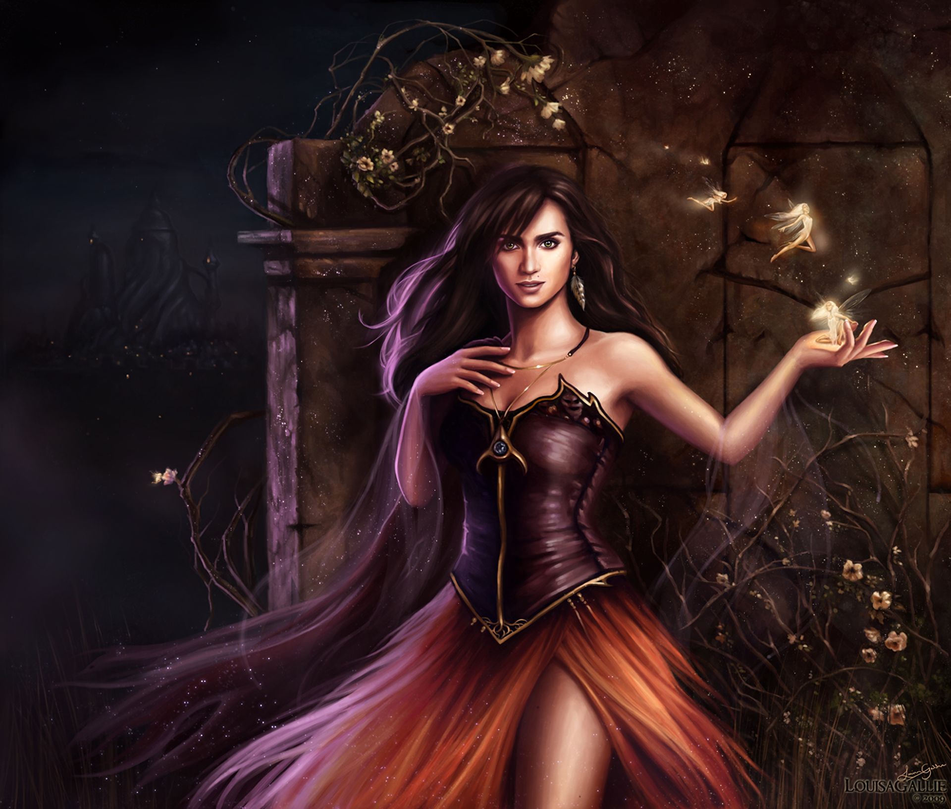 Free download wallpaper Magic, Fantasy, Fairy, Women on your PC desktop
