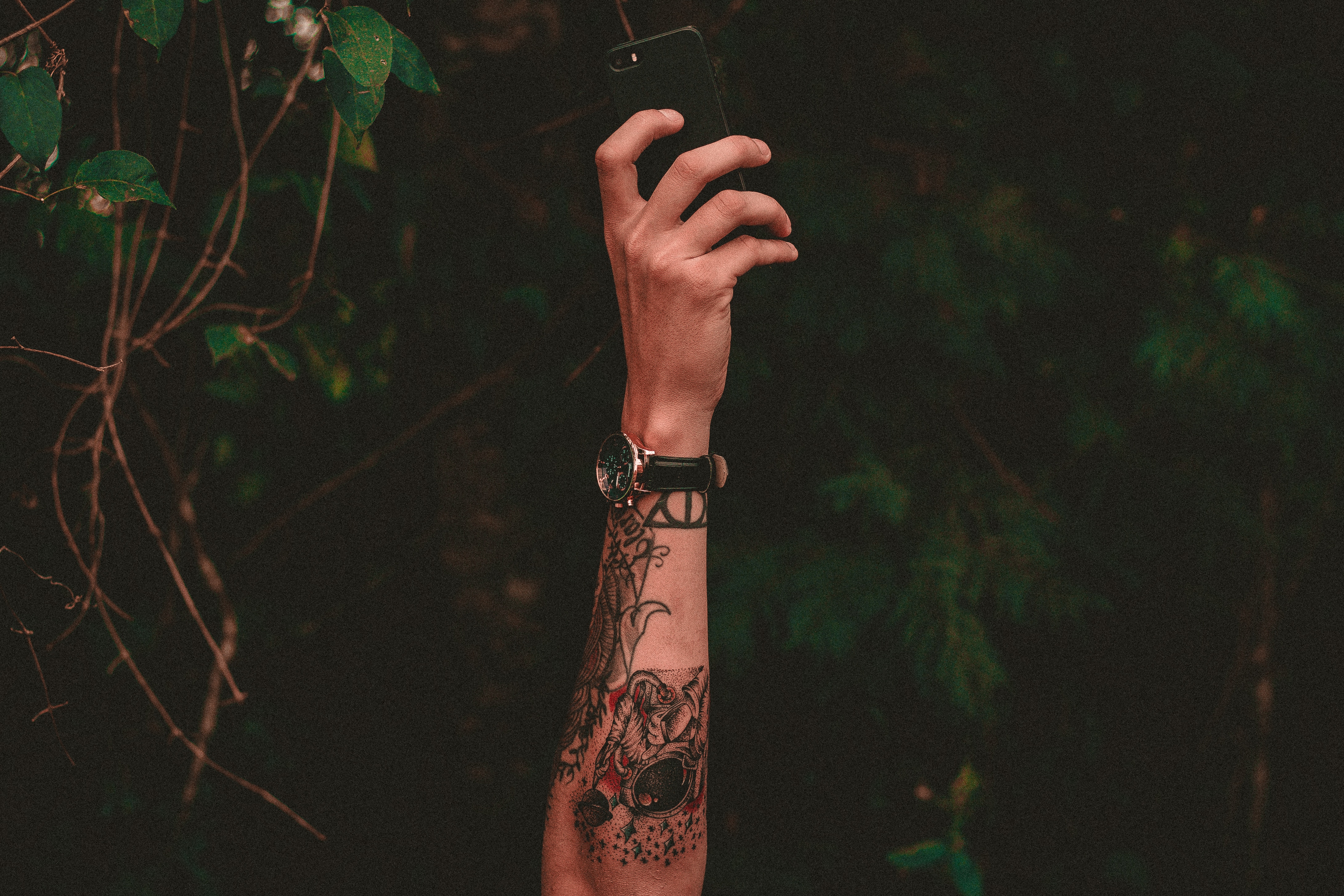 clock, hand, miscellanea, miscellaneous, tattoo, telephone, tattoos