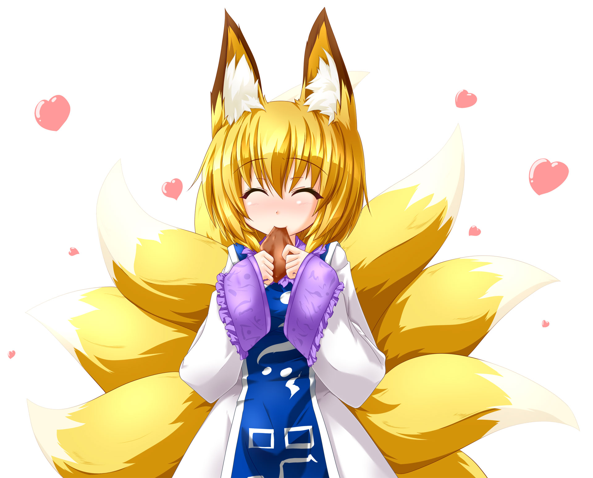 Download mobile wallpaper Anime, Touhou, Ran Yakumo for free.