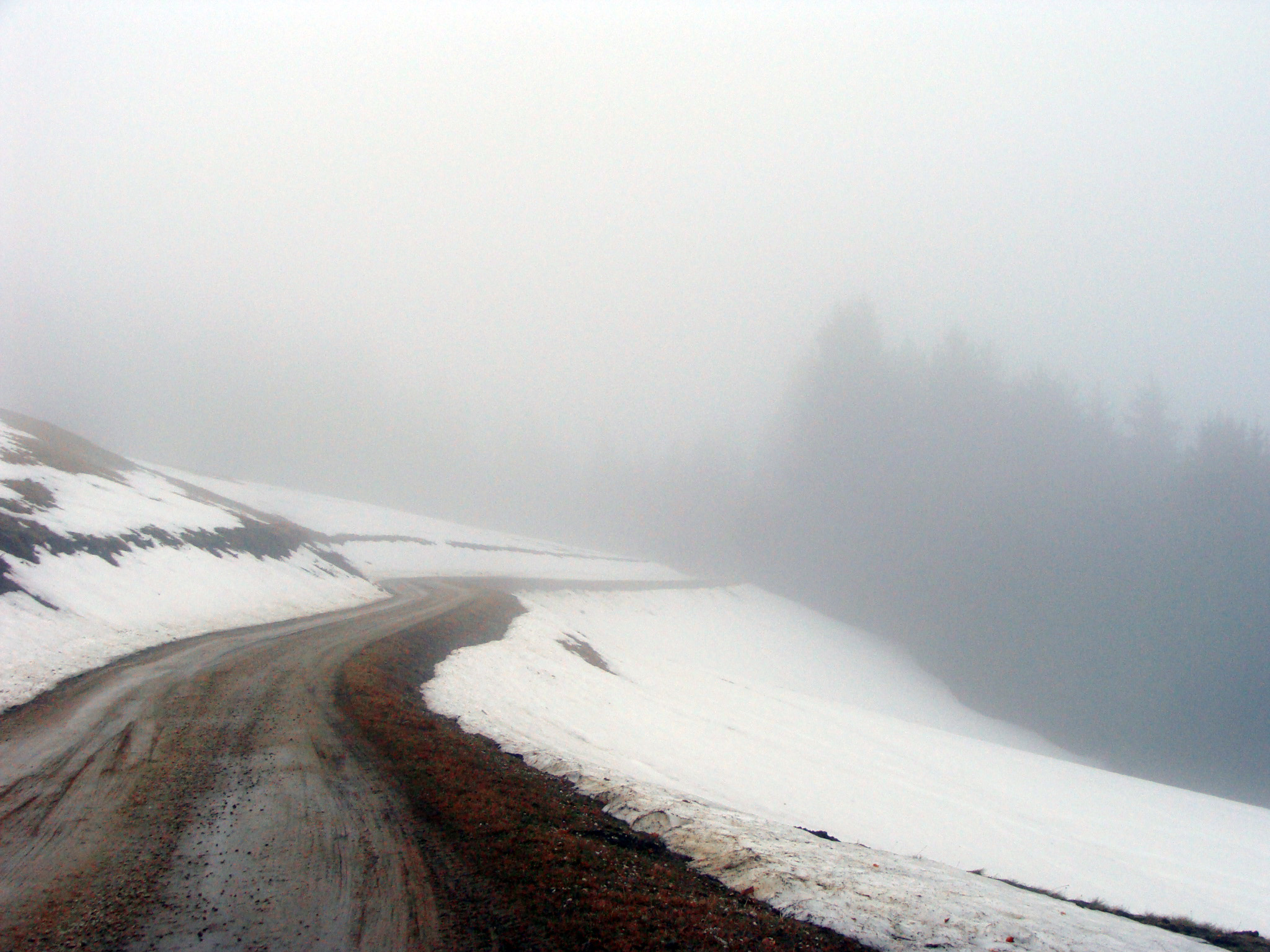Free download wallpaper Winter, Snow, Road, Man Made on your PC desktop