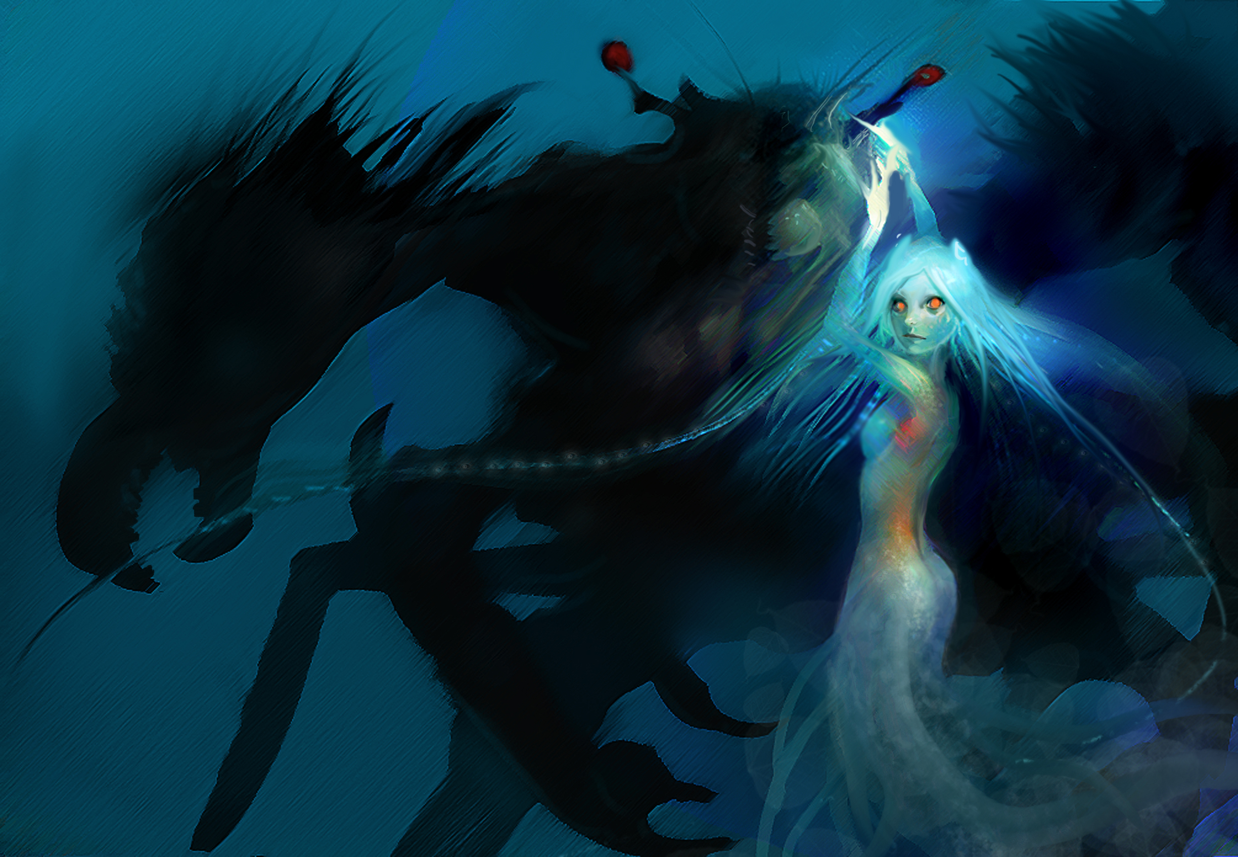 Download mobile wallpaper Mermaid, Fantasy for free.