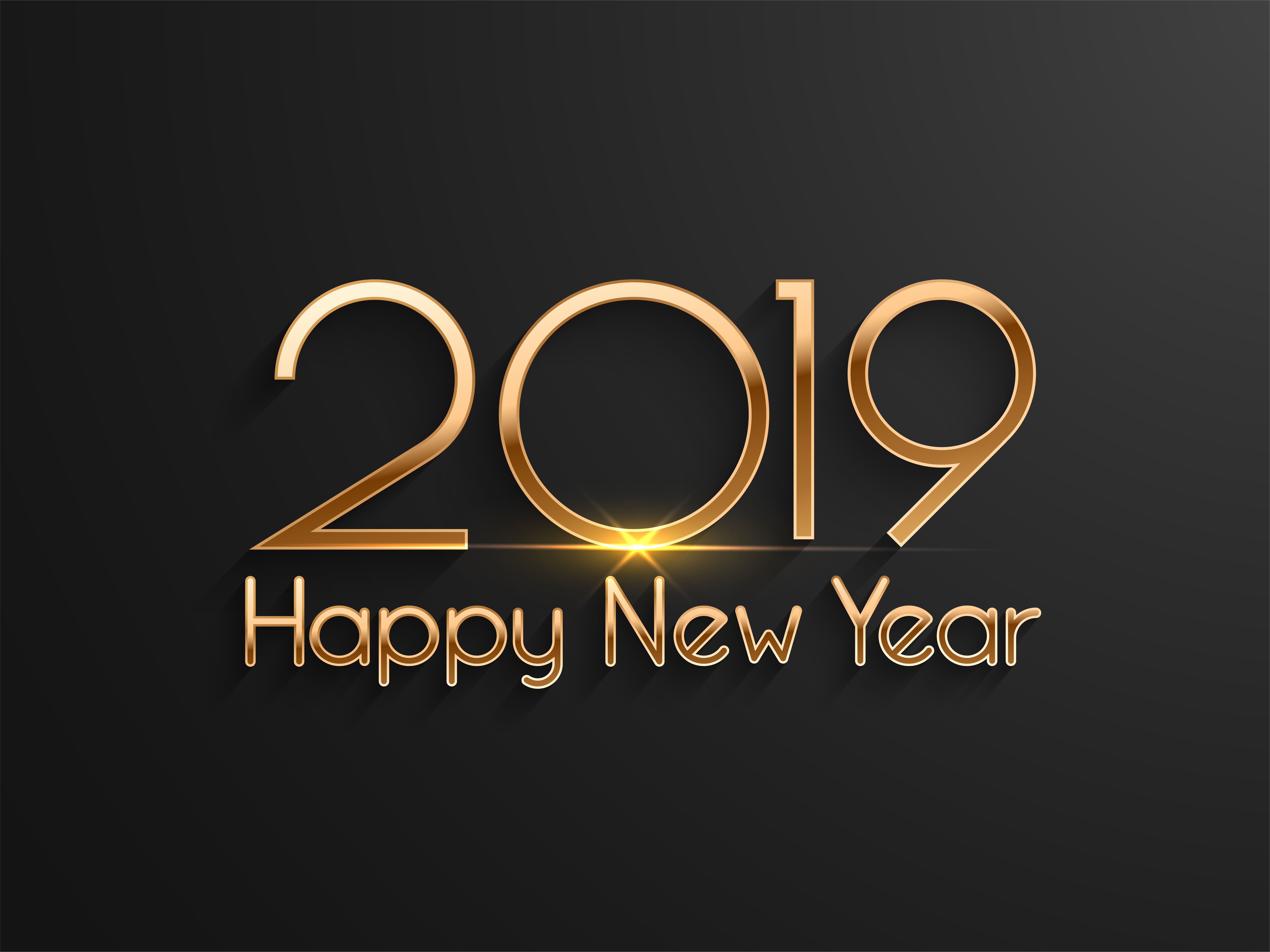 Free download wallpaper Holiday, Happy New Year, New Year 2019 on your PC desktop