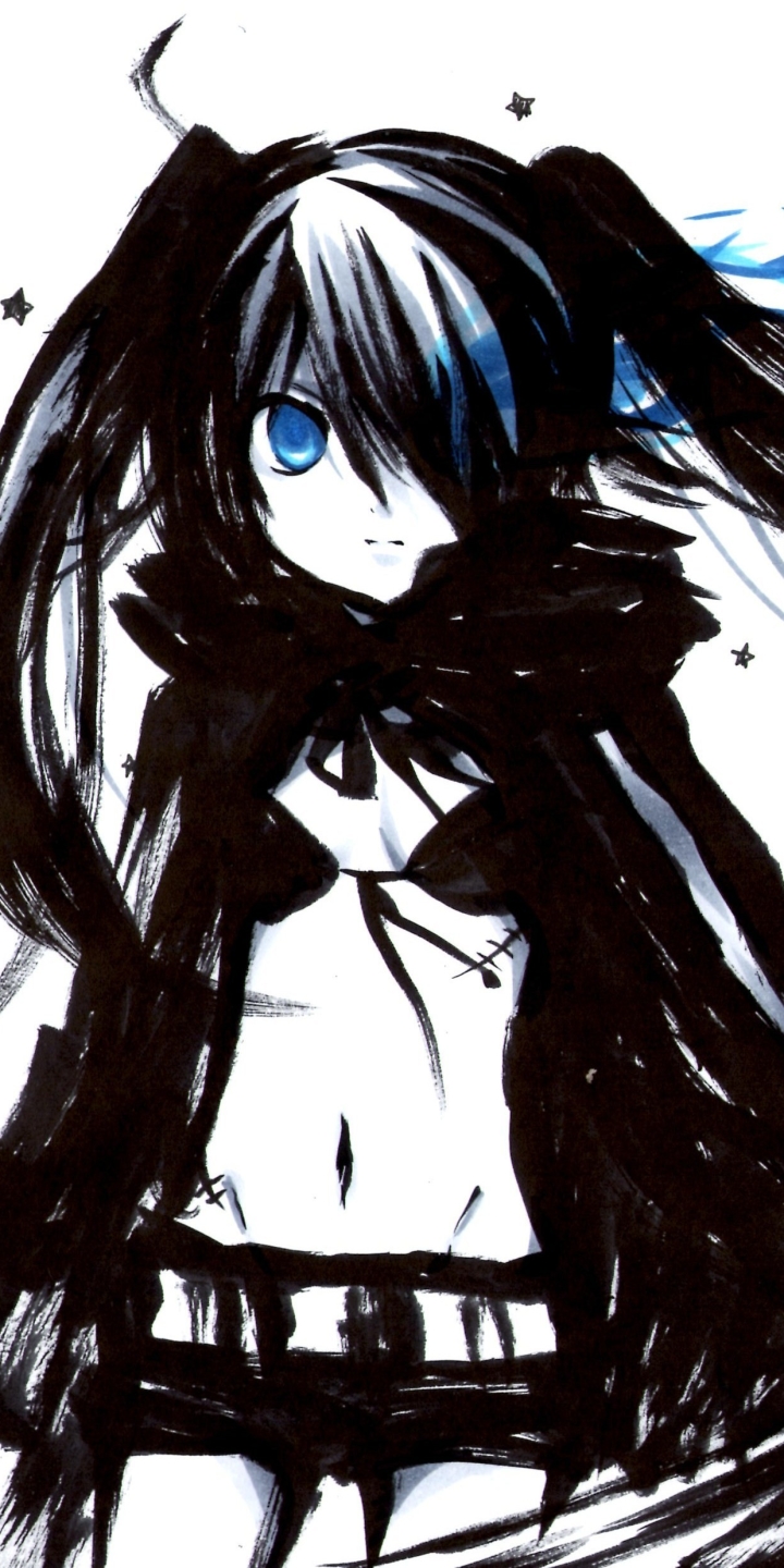 Download mobile wallpaper Anime, Black Rock Shooter for free.