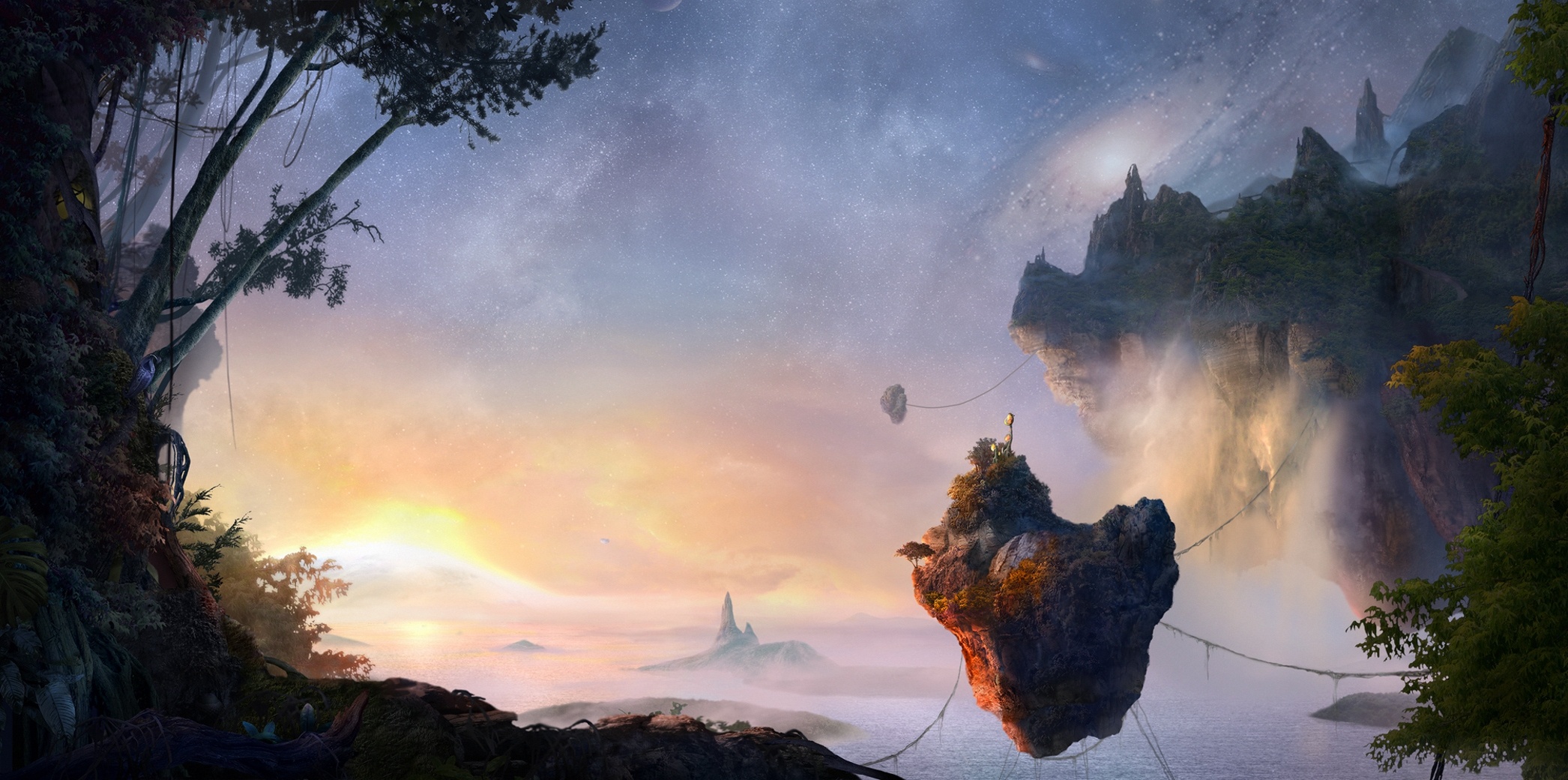 Free download wallpaper Fantasy, Landscape on your PC desktop