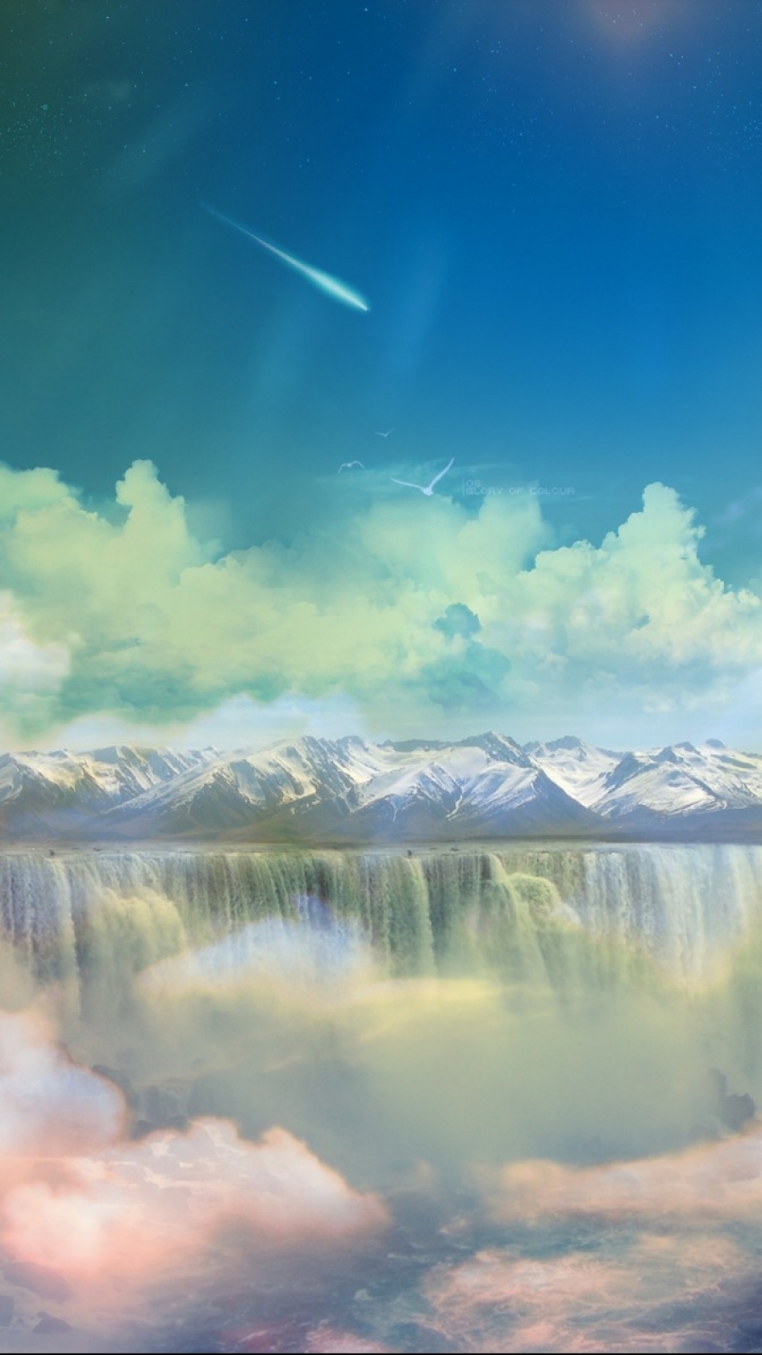 Download mobile wallpaper Earth, Pastel, A Dreamy World for free.