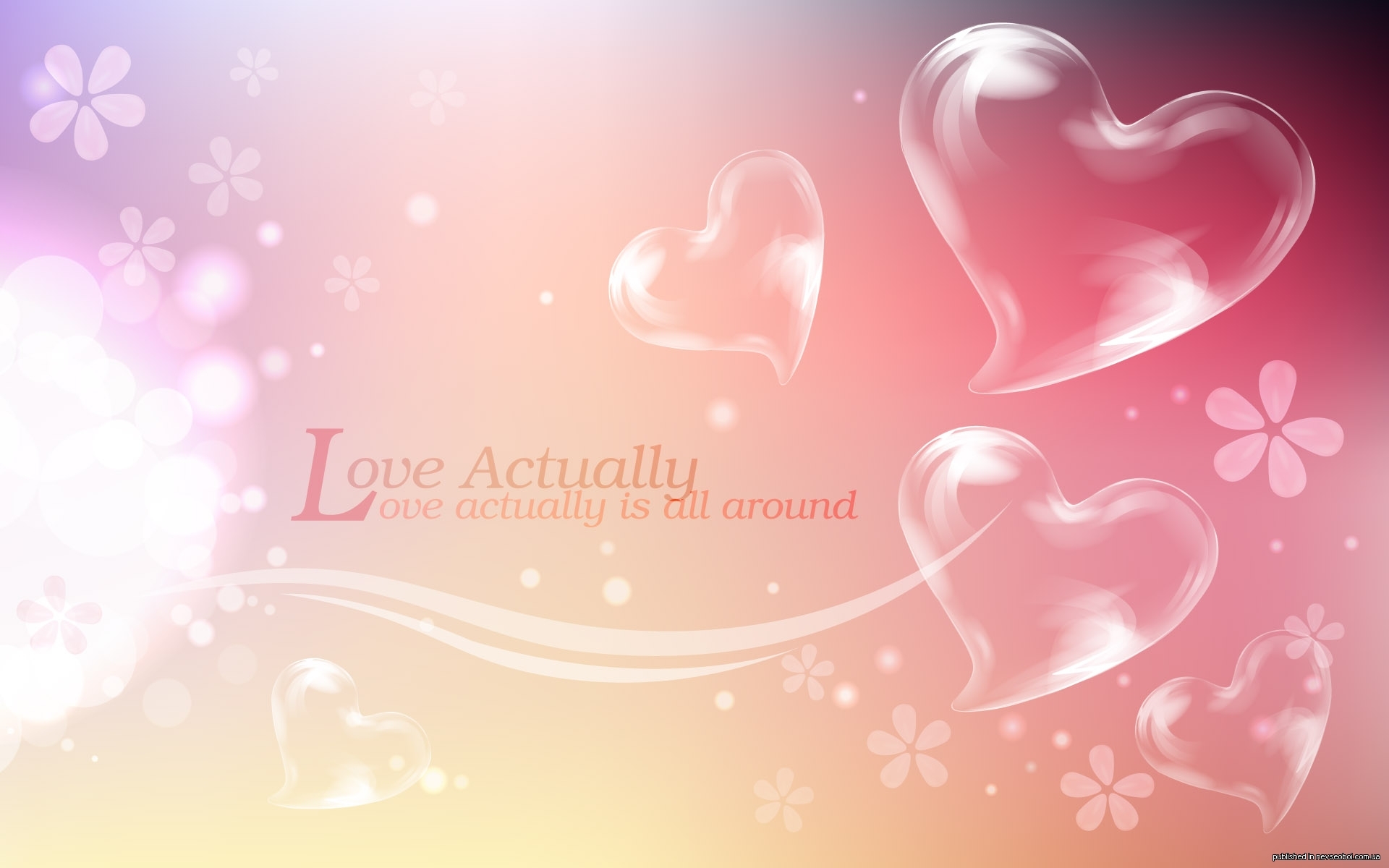 background, hearts, love, valentine's day, red Panoramic Wallpaper