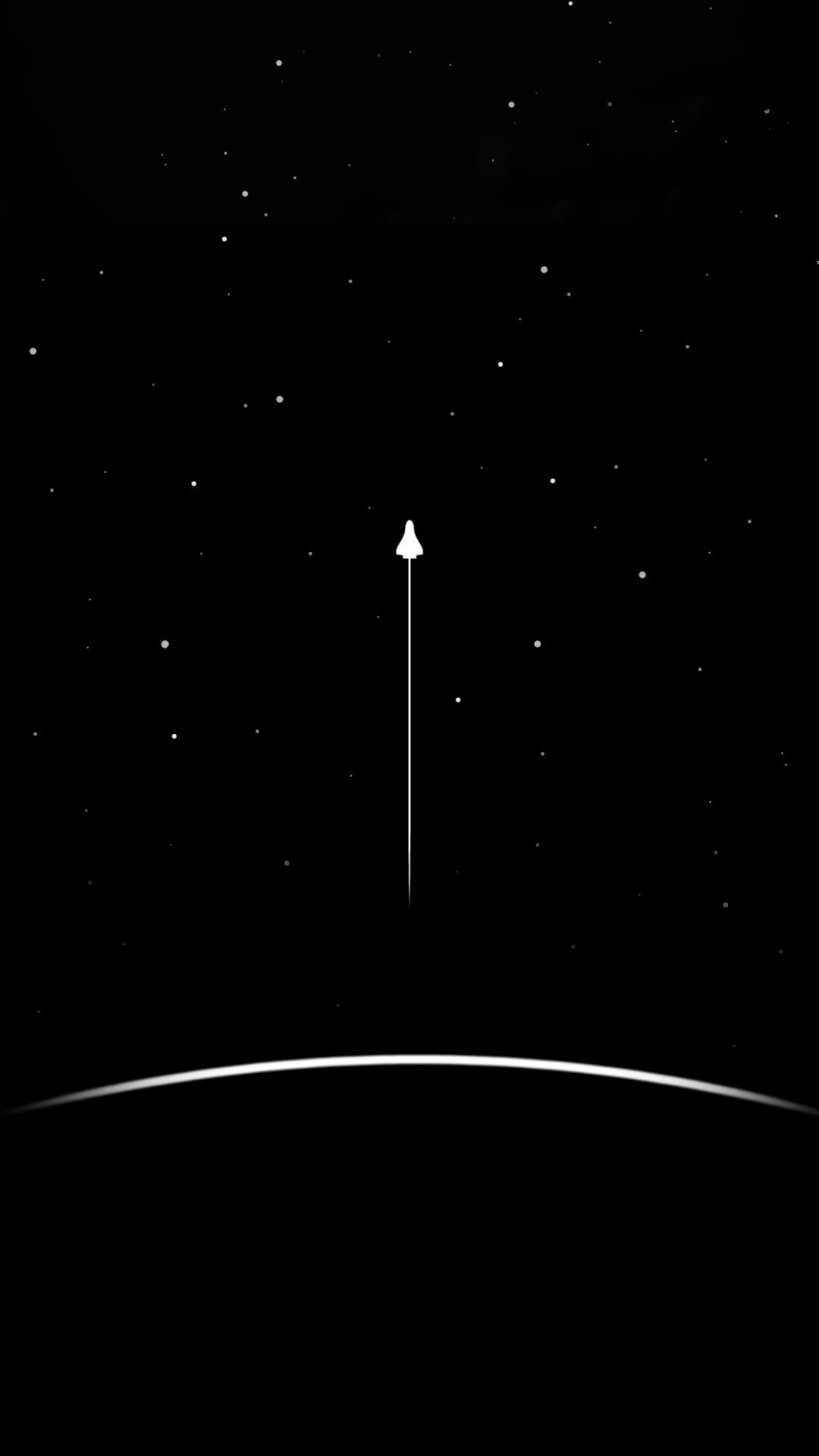 Descarga gratuita de fondo de pantalla para móvil de Espacio, Ciencia Ficción, Nave Espacial, Blanco Y Negro, Minimalista, Blanco Negro.