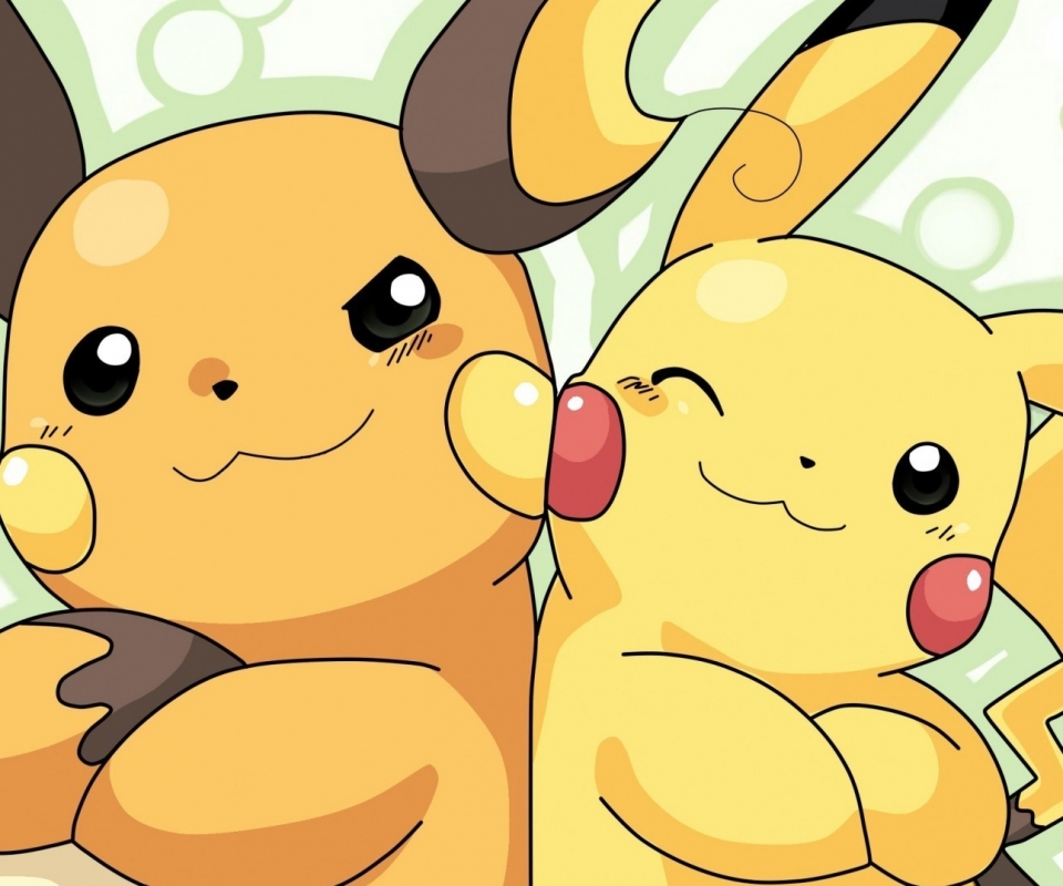Download mobile wallpaper Anime, Pokémon, Pikachu, Raichu (Pokémon) for free.