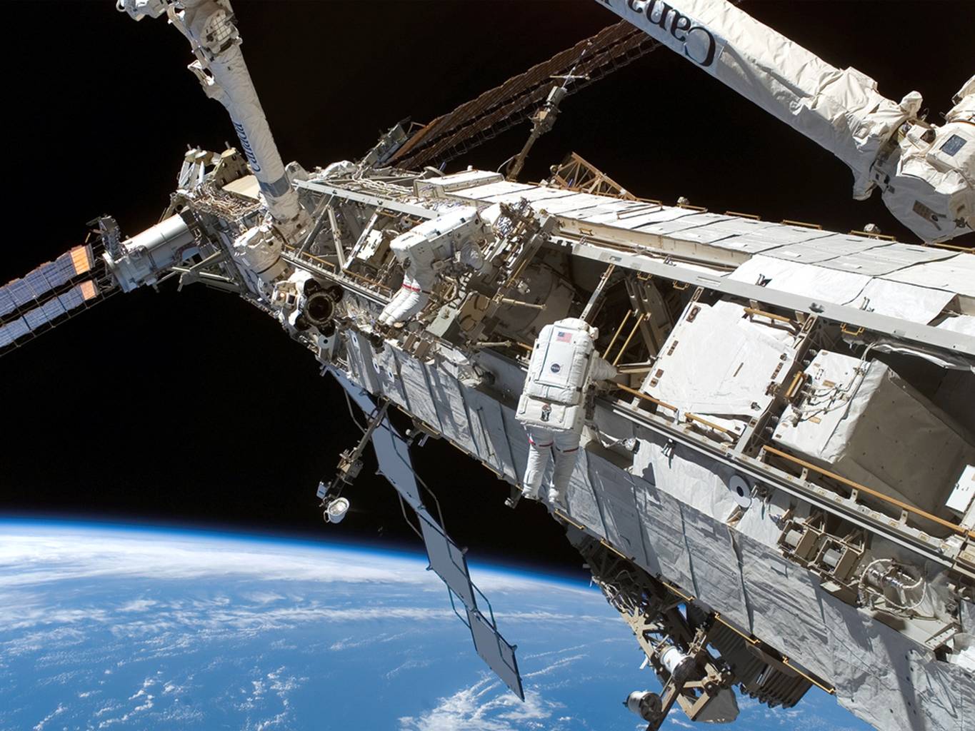 1076867 скачать картинку космос, сделано человеком, наса, международная космическая станция - обои и заставки бесплатно