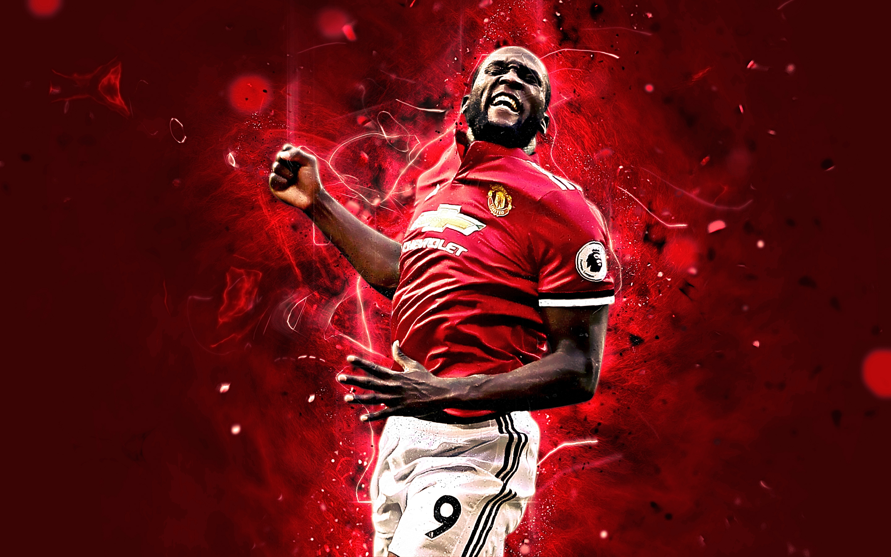 Download mobile wallpaper Sports, Soccer, Belgian, Manchester United F C, Romelu Lukaku for free.