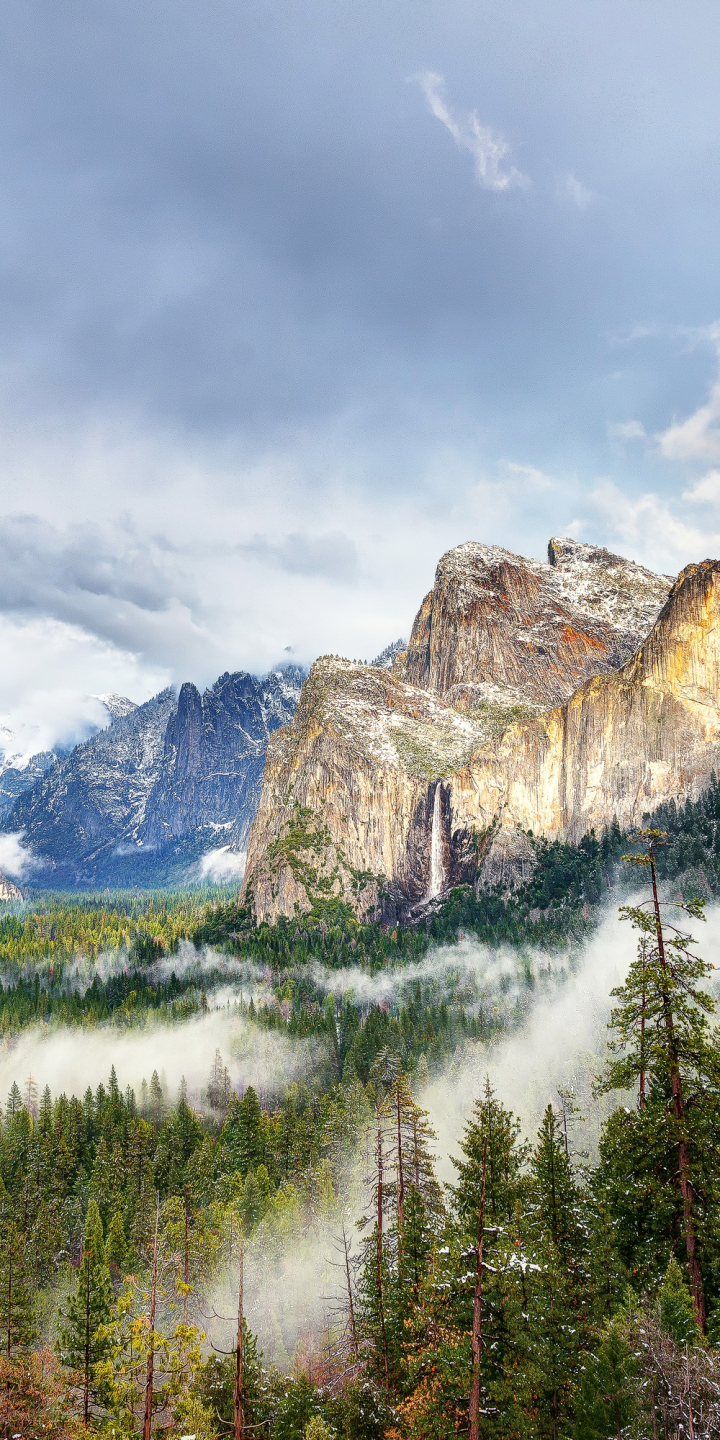 無料モバイル壁紙風景, 自然, 山, 森, 崖, 地球, 国立公園, ヨセミテ国立公園, アメリカ合衆国をダウンロードします。