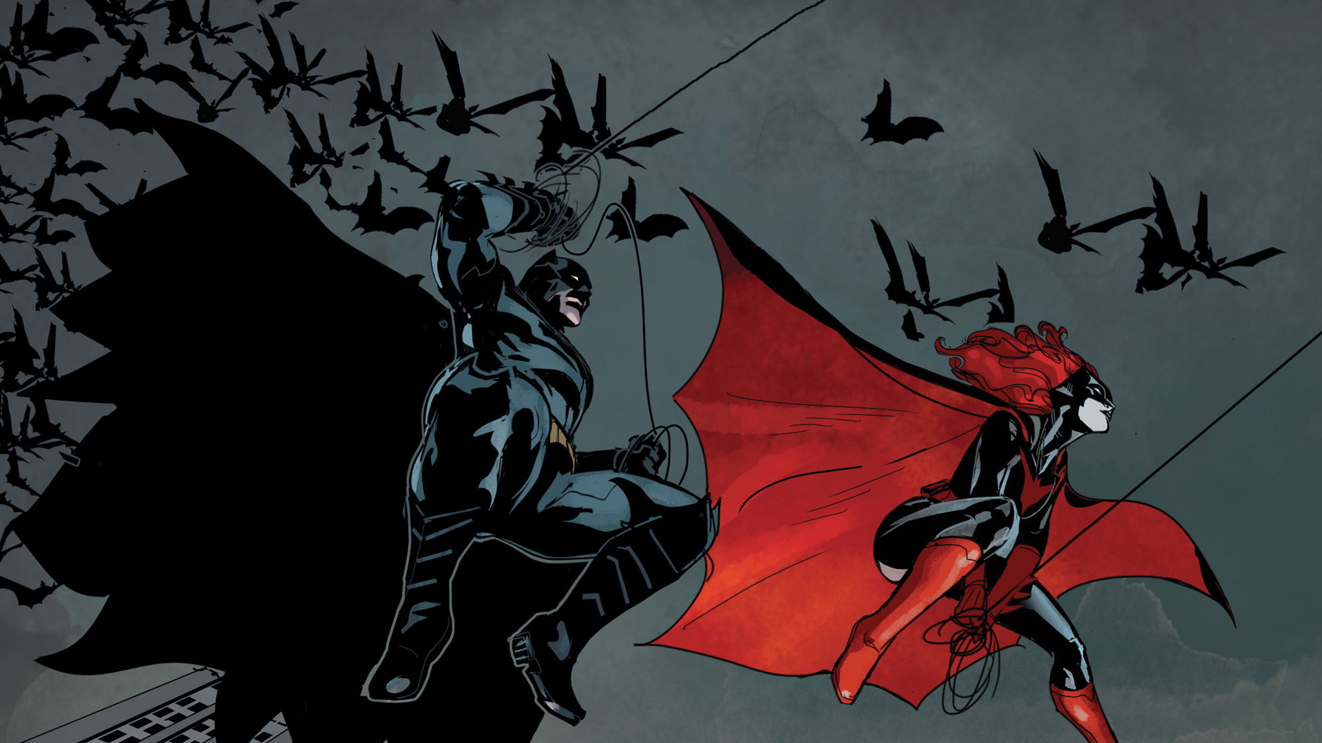 Baixar papel de parede para celular de História Em Quadrinhos, Homem Morcego, Batwoman gratuito.