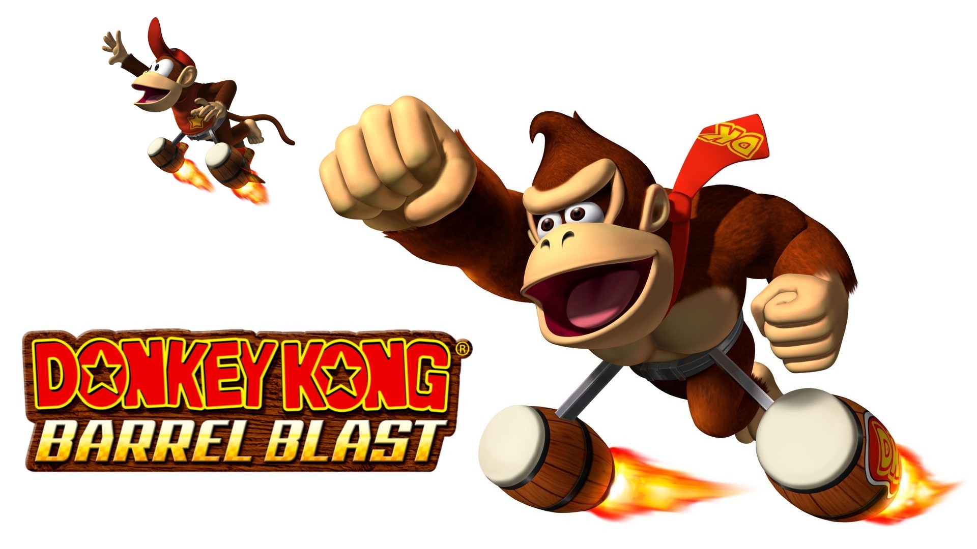 Télécharger des fonds d'écran Donkey Kong Barrel Blast HD