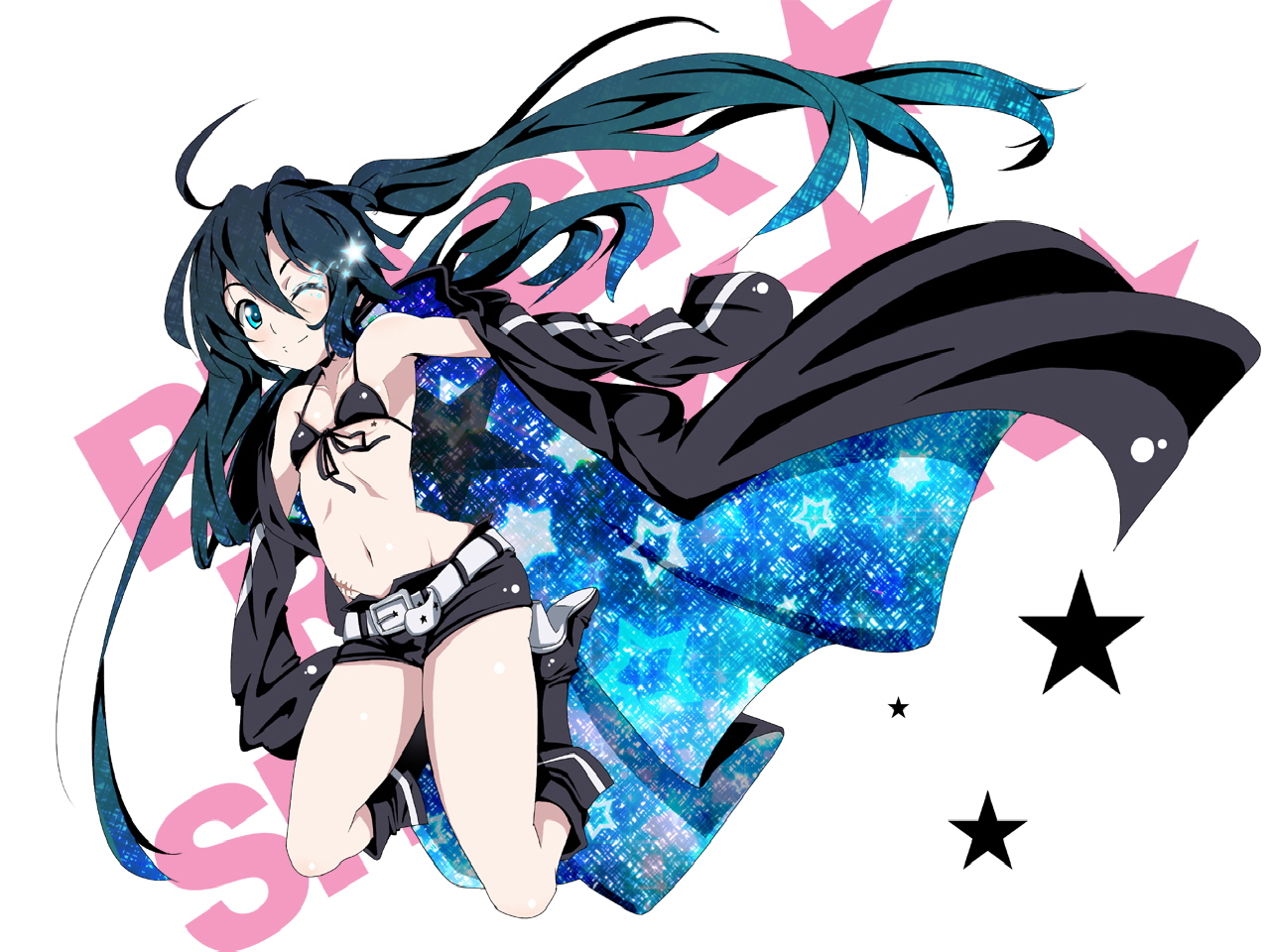 Free download wallpaper Anime, Black Rock Shooter on your PC desktop