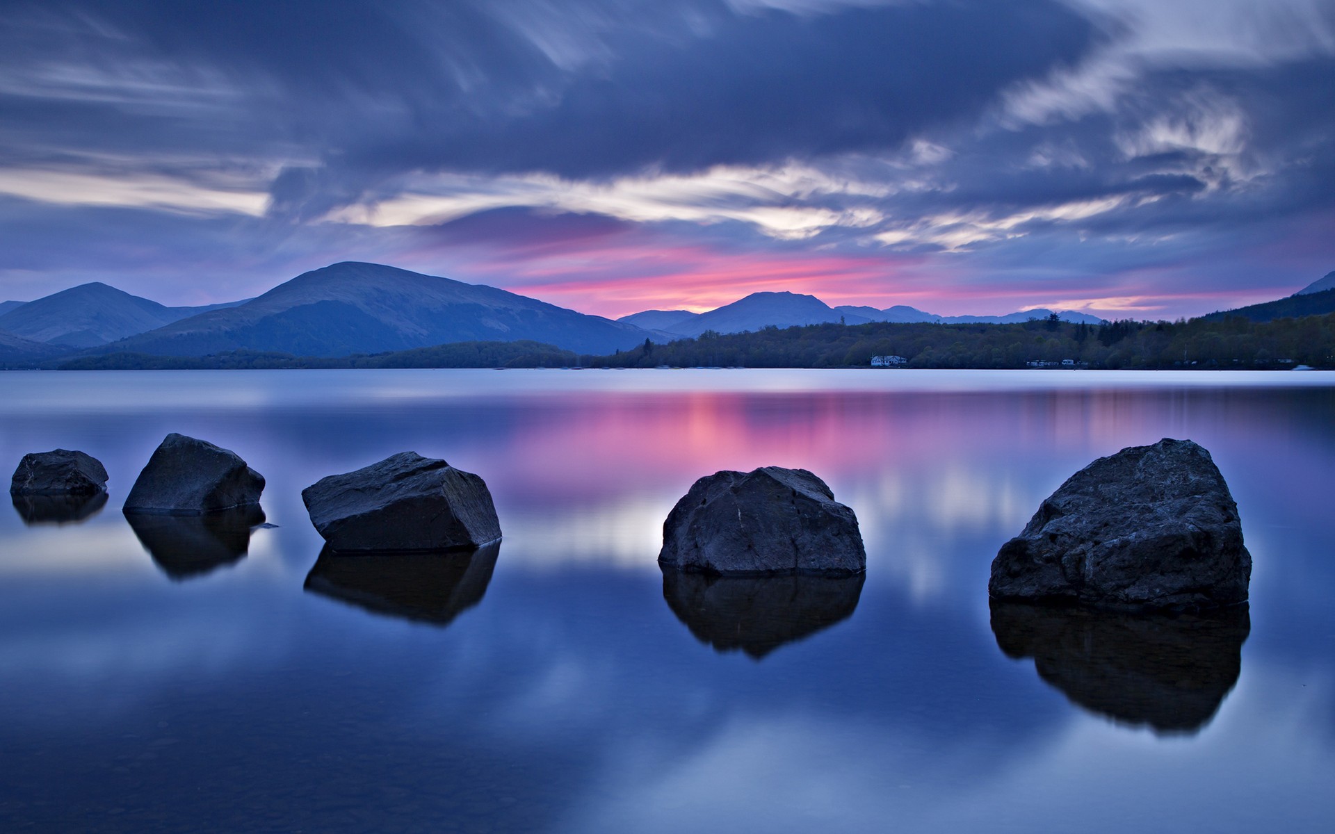 Free download wallpaper Sunset, Lakes, Mountain, Lake, Earth on your PC desktop