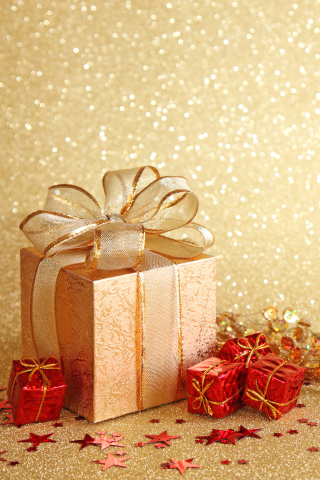 無料モバイル壁紙クリスマス, 贈り物, リボン, ホリデーをダウンロードします。
