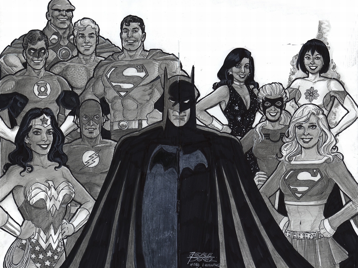 comics, justice league, aquaman, batman, dc comics, donna troy, flash, green lantern, jade (dc comics), jesse quick, martian manhunter, supergirl, superman, wonder woman