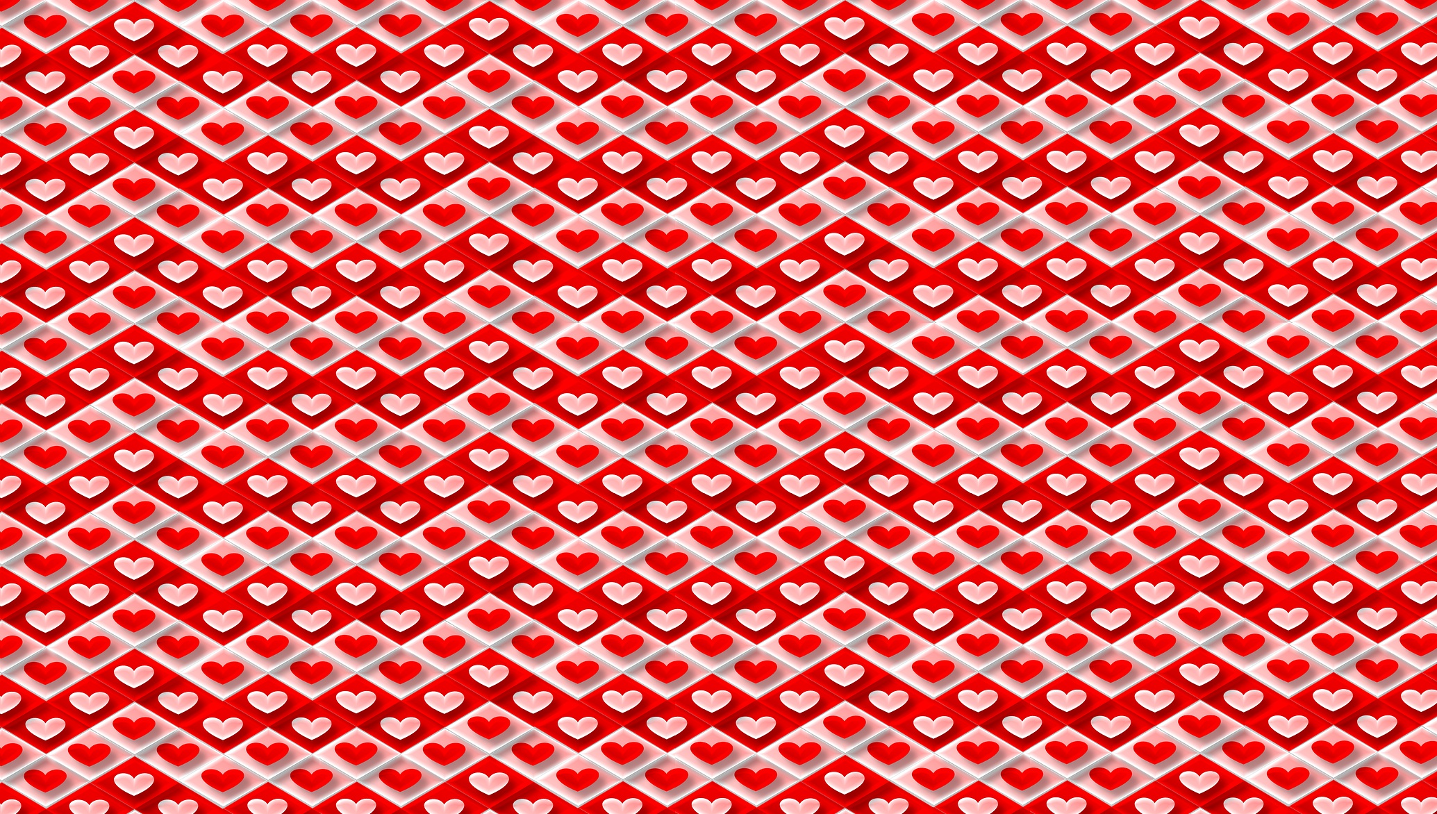 Download mobile wallpaper Pattern, Heart, Artistic for free.