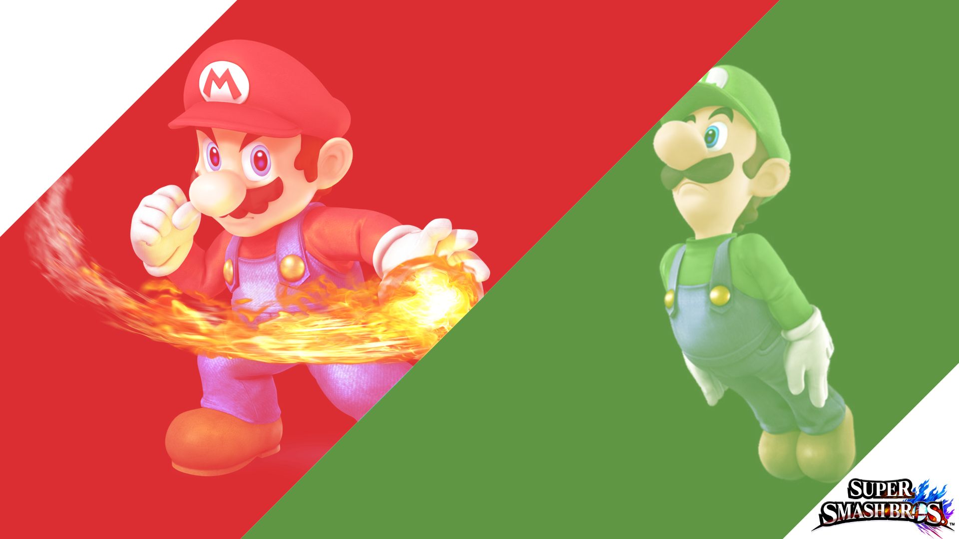 Download mobile wallpaper Luigi, Mario, Super Smash Bros For Nintendo 3Ds And Wii U, Super Smash Bros, Video Game for free.