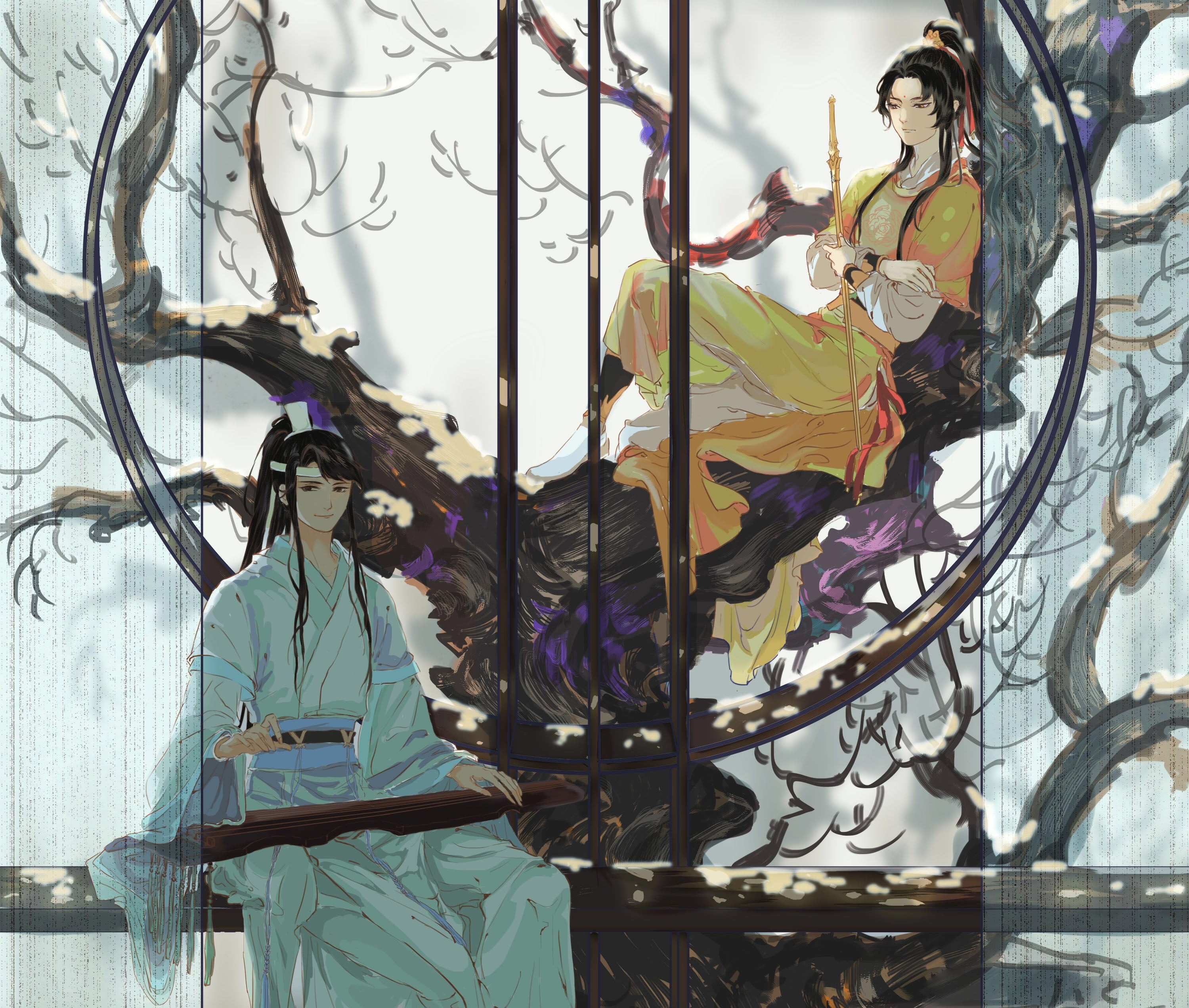 1014925 Hintergrundbild herunterladen animes, mo dao zu shi, jin ling, lan sizhui - Bildschirmschoner und Bilder kostenlos