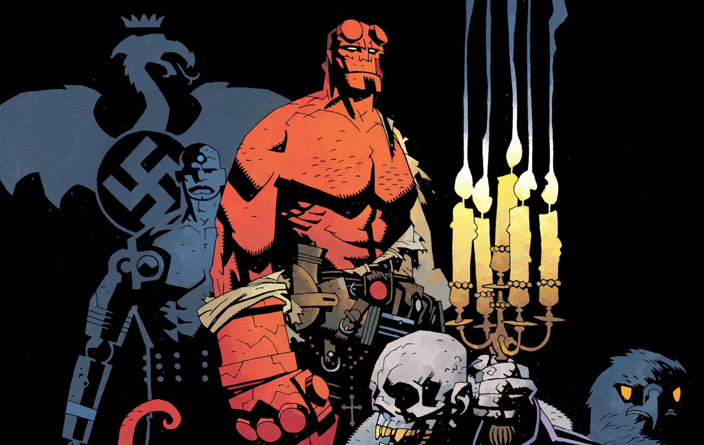Baixar papel de parede para celular de História Em Quadrinhos, Hellboy gratuito.