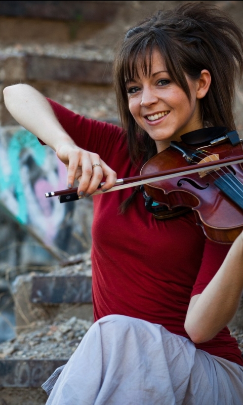 Handy-Wallpaper Musik, Lindsey Stirling kostenlos herunterladen.