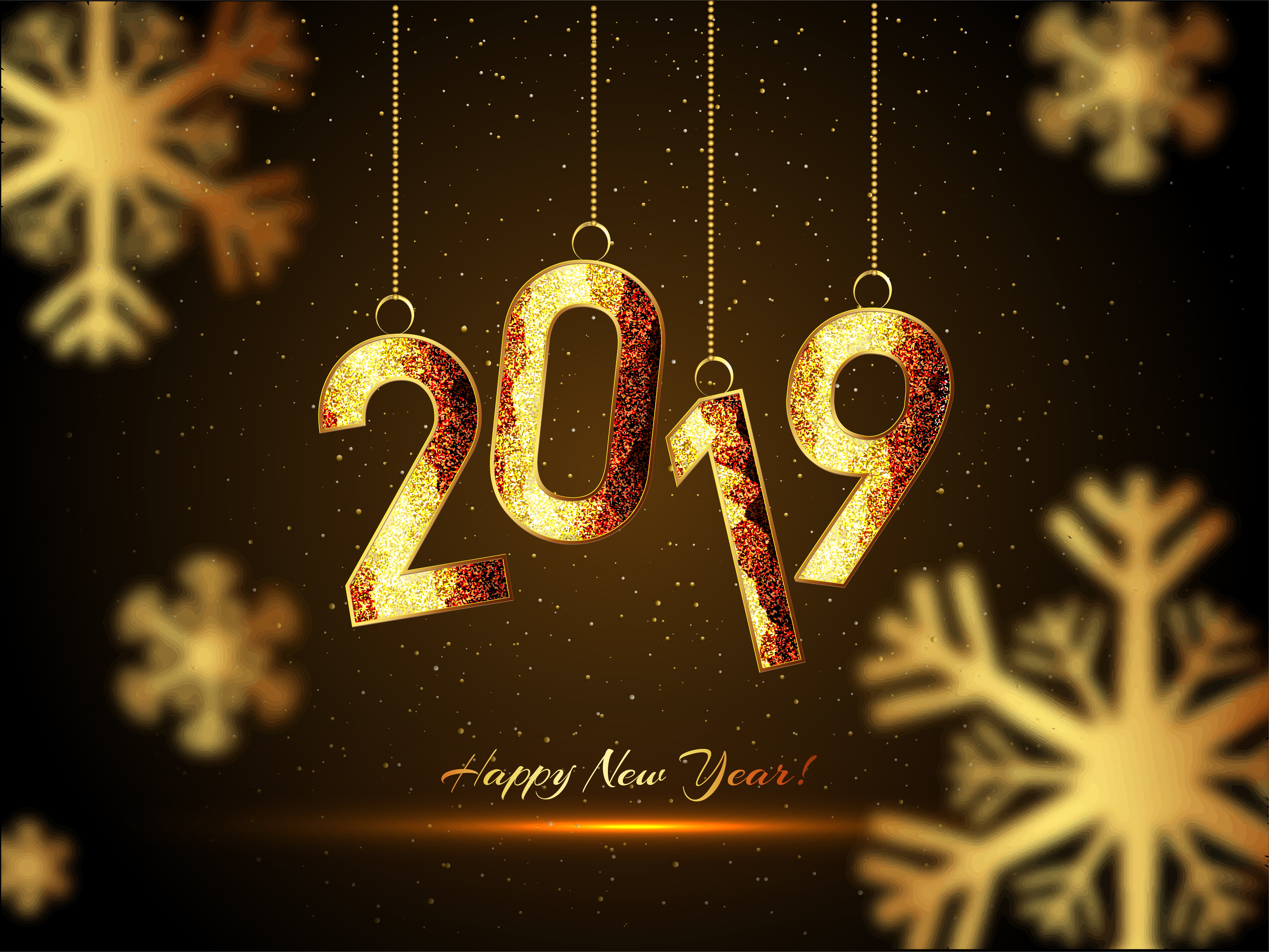 Baixar papel de parede para celular de Feriados, Feliz Ano Novo, Ano Novo 2019 gratuito.