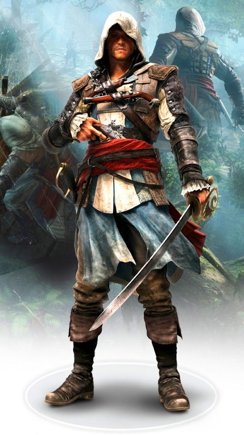 Download mobile wallpaper Assassin's Creed, Video Game, Assassin's Creed Iv: Black Flag for free.