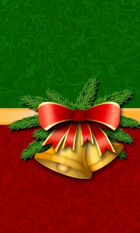 Téléchargez des papiers peints mobile Noël, Vacances, Décoration, Cloche gratuitement.