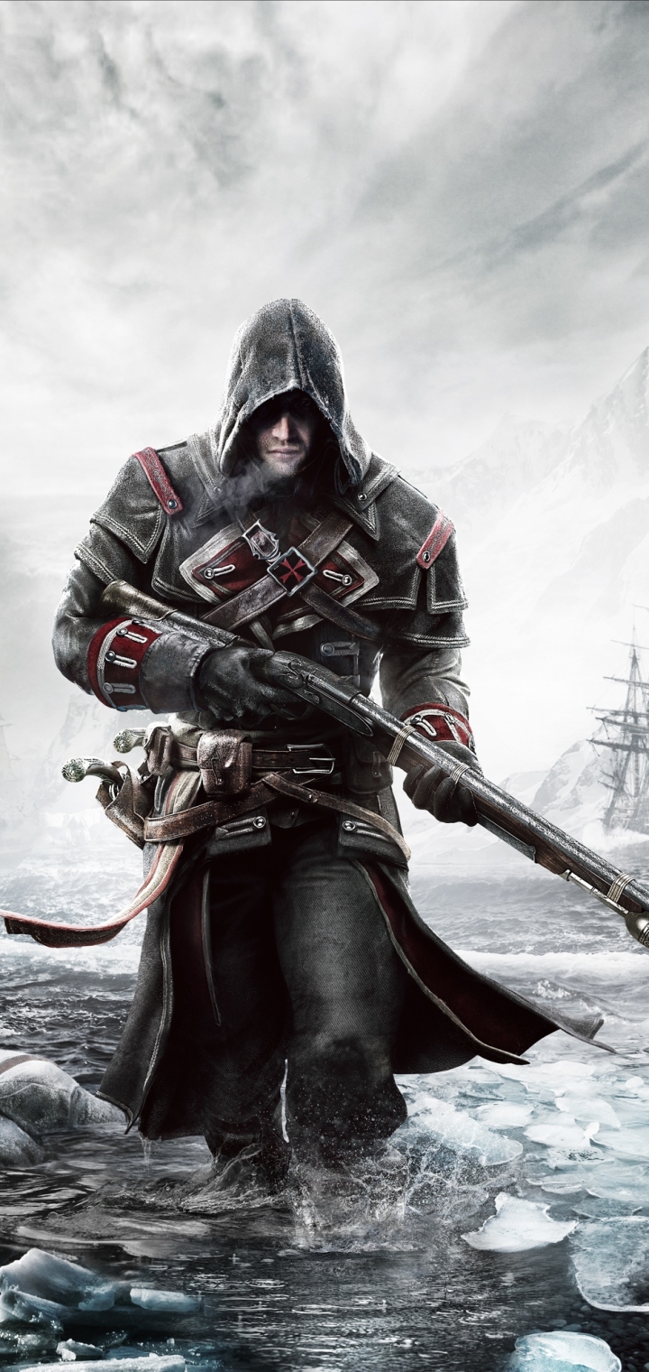 Handy-Wallpaper Computerspiele, Pistole, Assassin's Creed, Überzeugung Eines Attentäters, Assassin's Creed: Schurke kostenlos herunterladen.